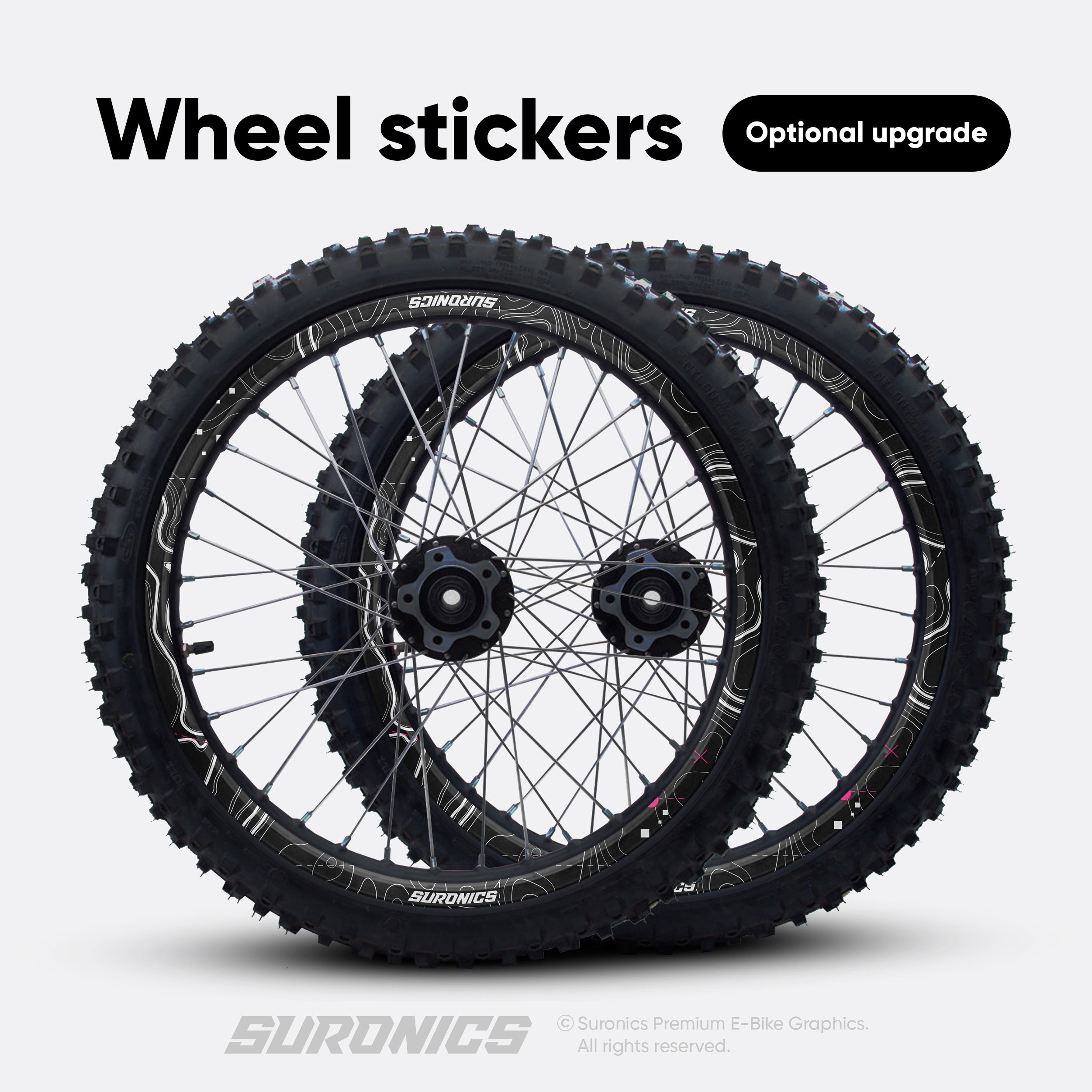 EXPLORER BLACK MAGENTA Surron Hyper Bee Graphics kit