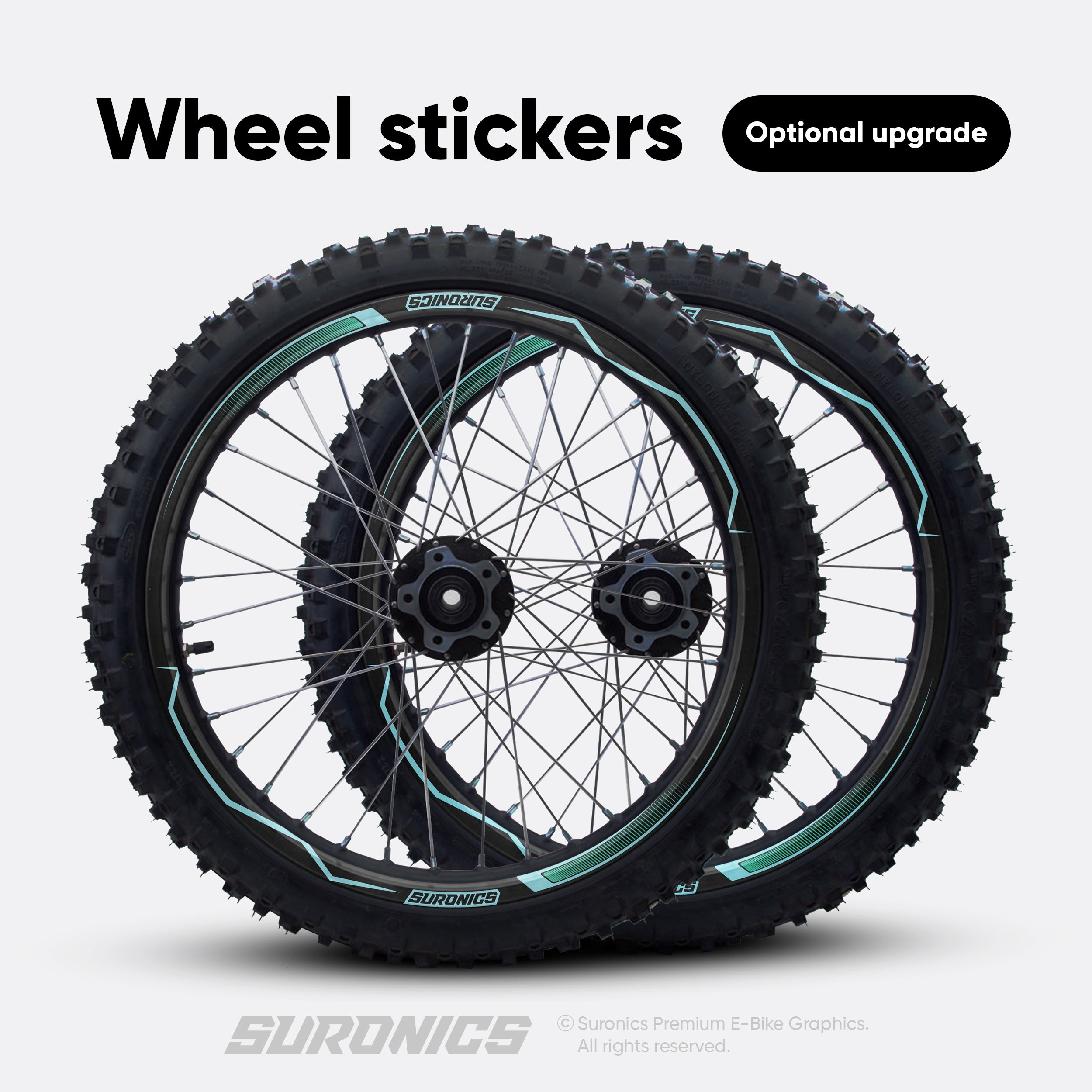 FOX RACER BLACK MINT Talaria Sting MX3 MX4 Graphics kit