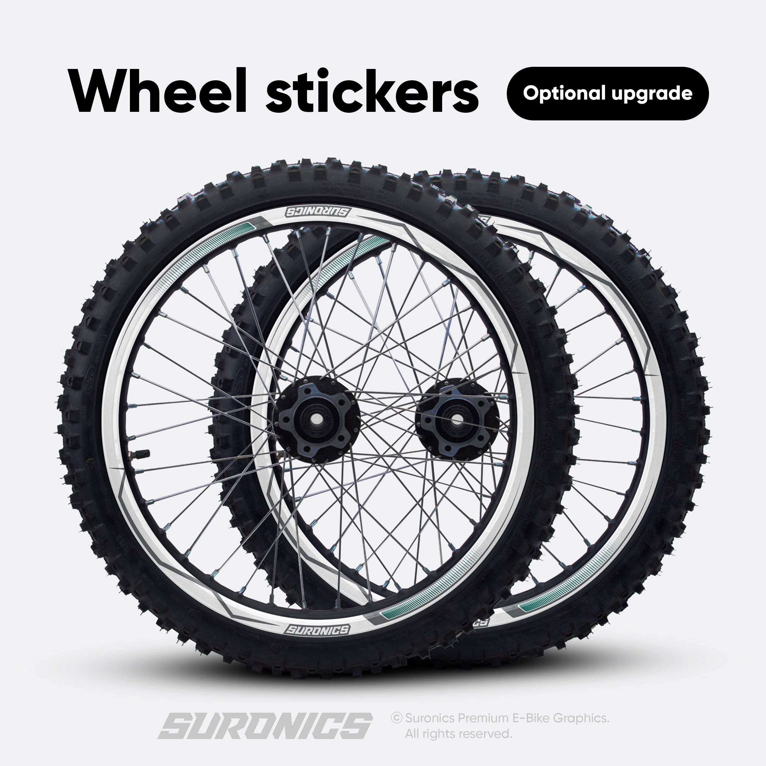 FOX RACER WHITE AVENTUR Surron Light Bee Graphics kit