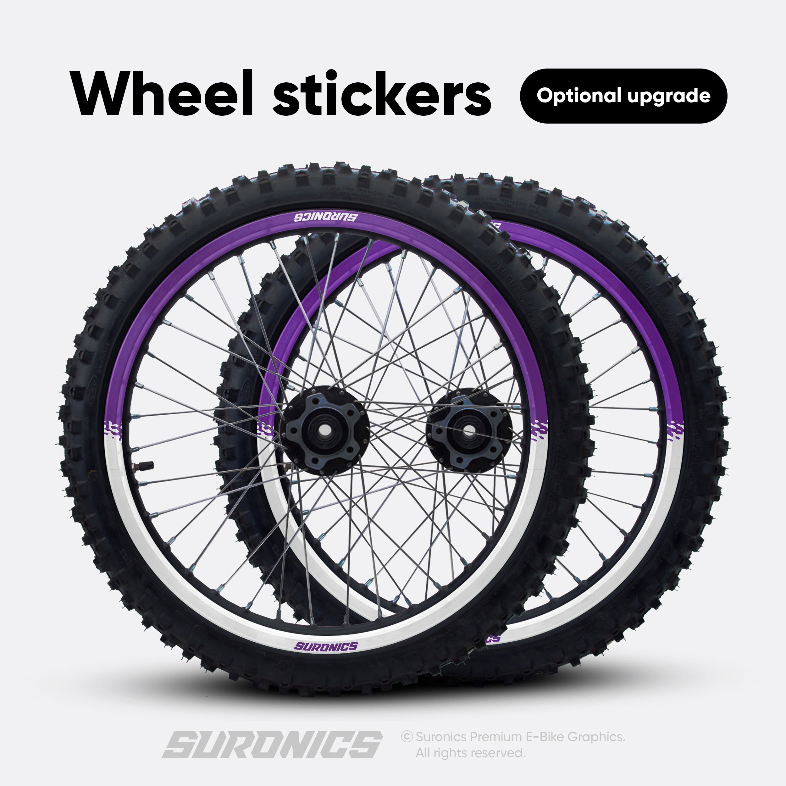 HALF WHITE PURPLE 79Bike Falcon PRO / GT / M Graphics kit