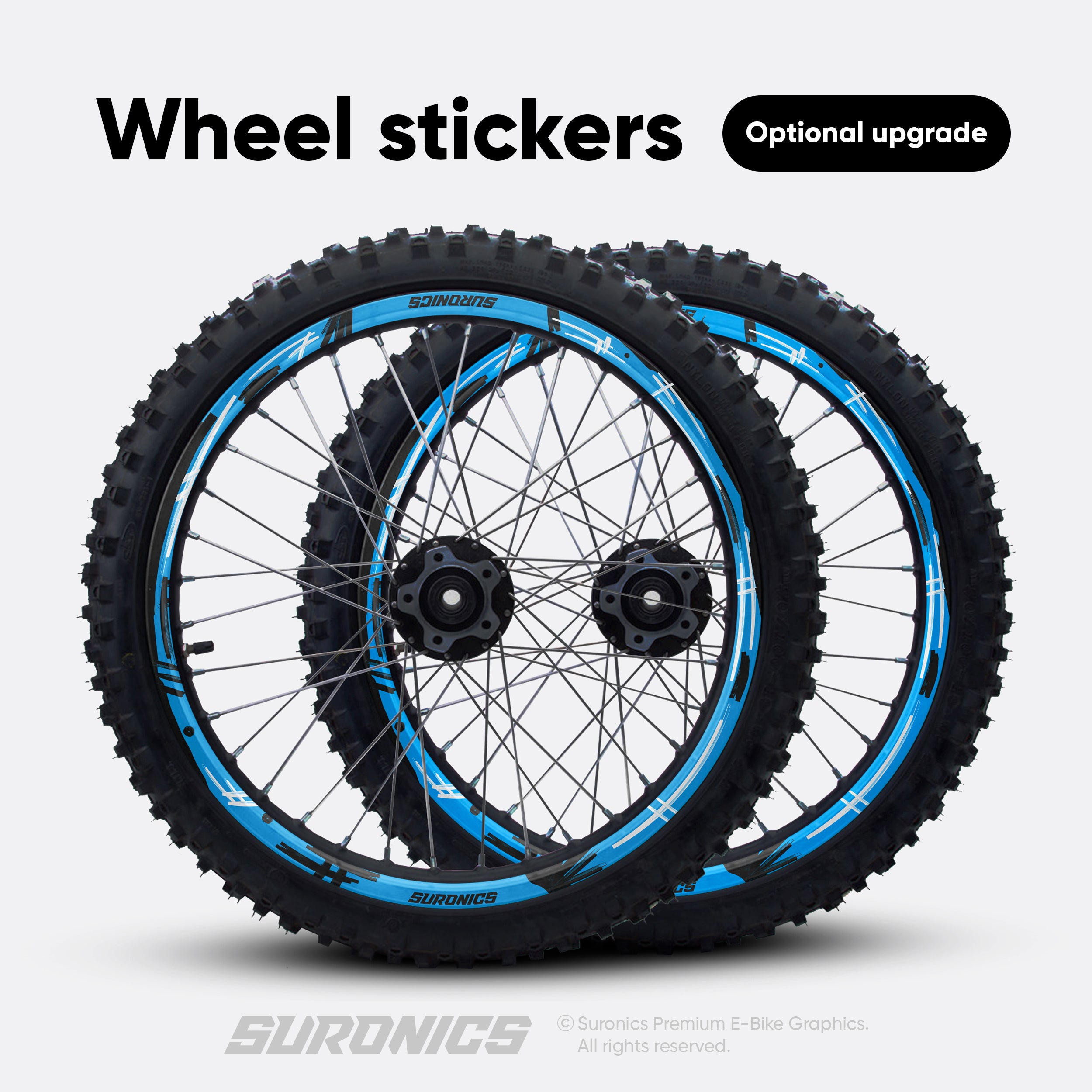 MARKER CYAN Eride Pro SS SR Graphics kit