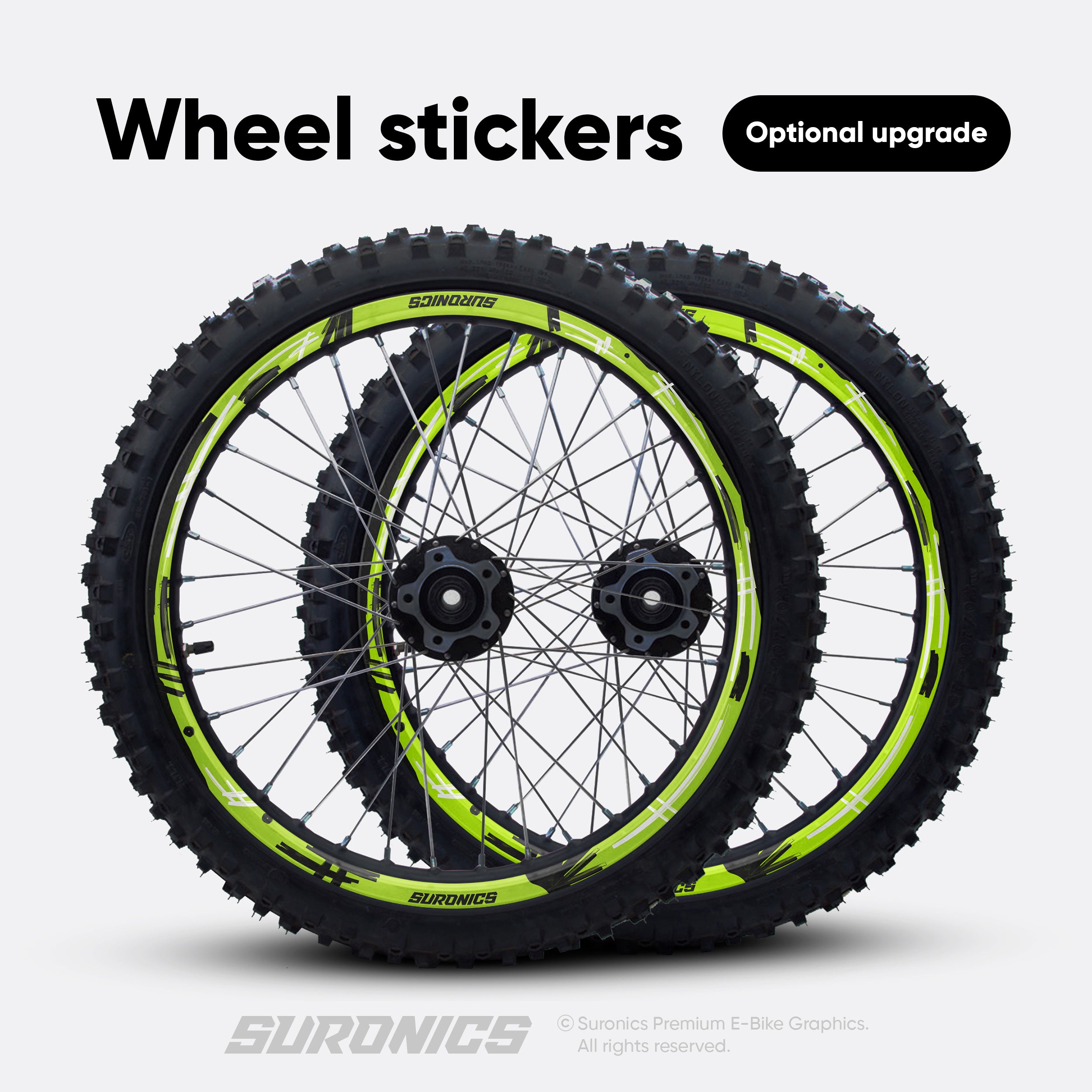 MARKER GREEN Eride Pro SS SR Graphics kit