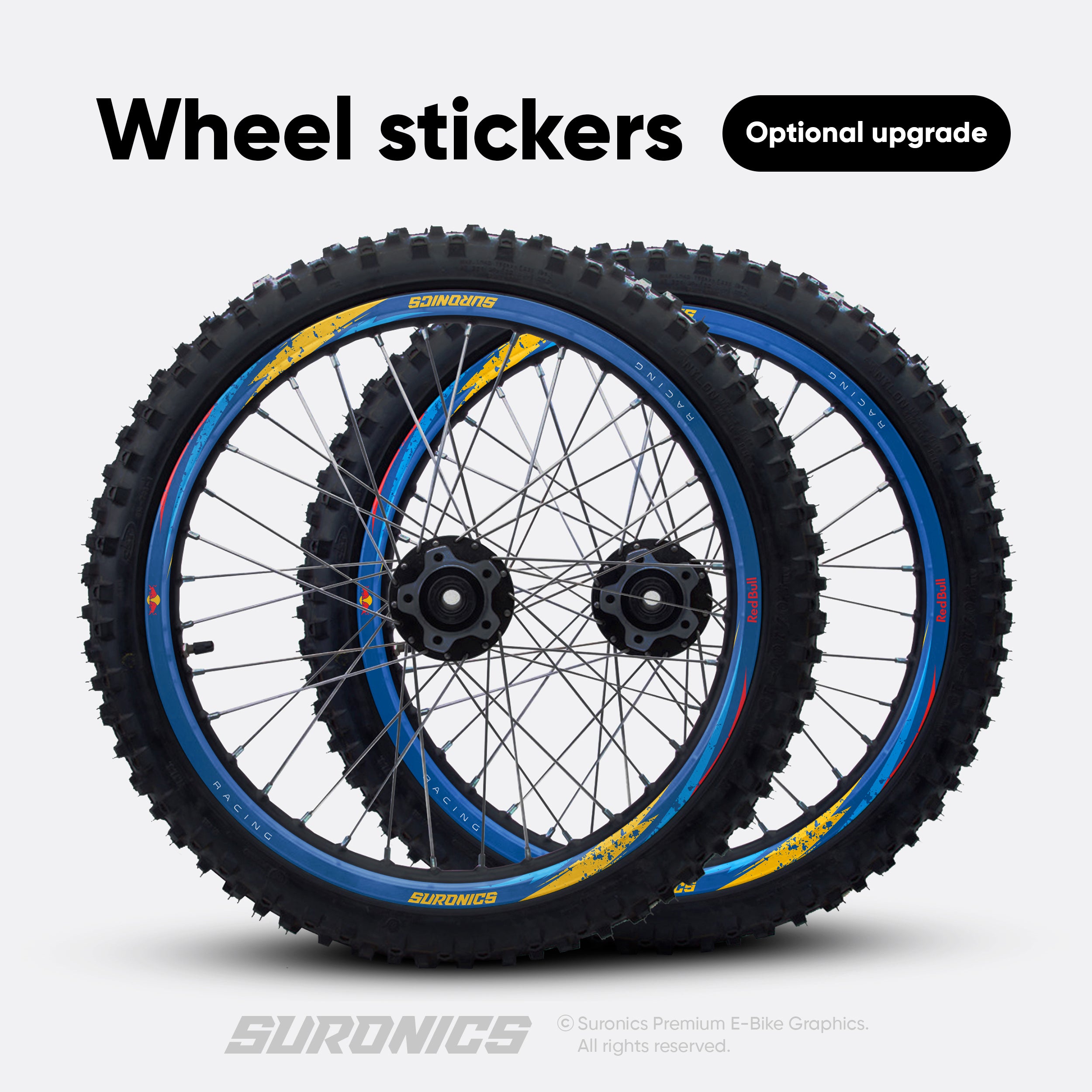 ORIGINAL BULL BLUE 79Bike Falcon PRO / GT / M Graphics kit