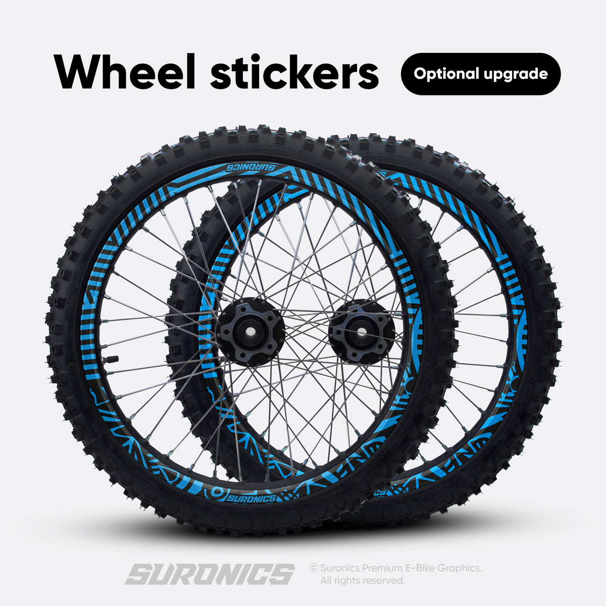 RACE ART BLACK CYAN Talaria Komodo Graphics kit