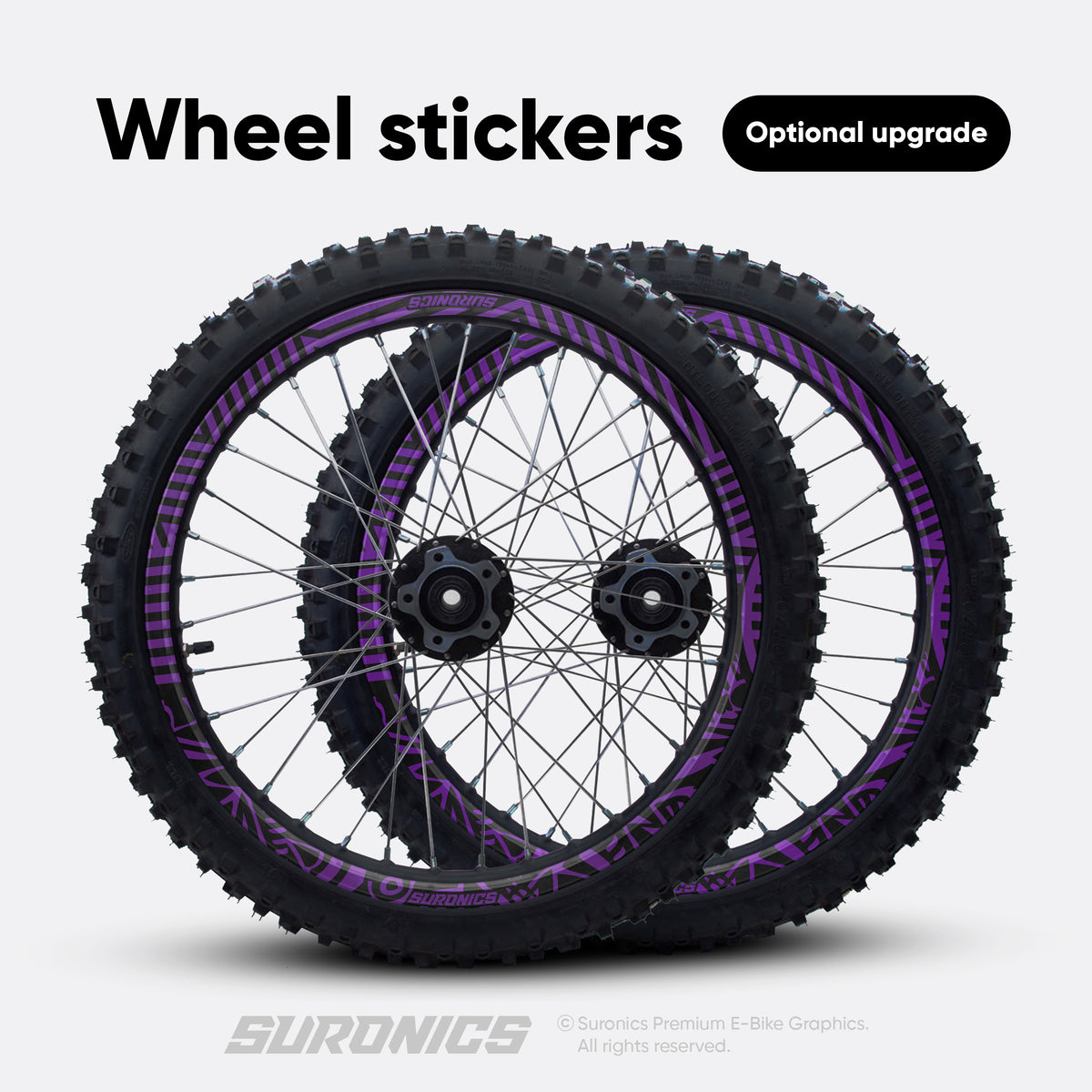 RACE ART BLACK PURPLE Talaria Komodo Graphics kit