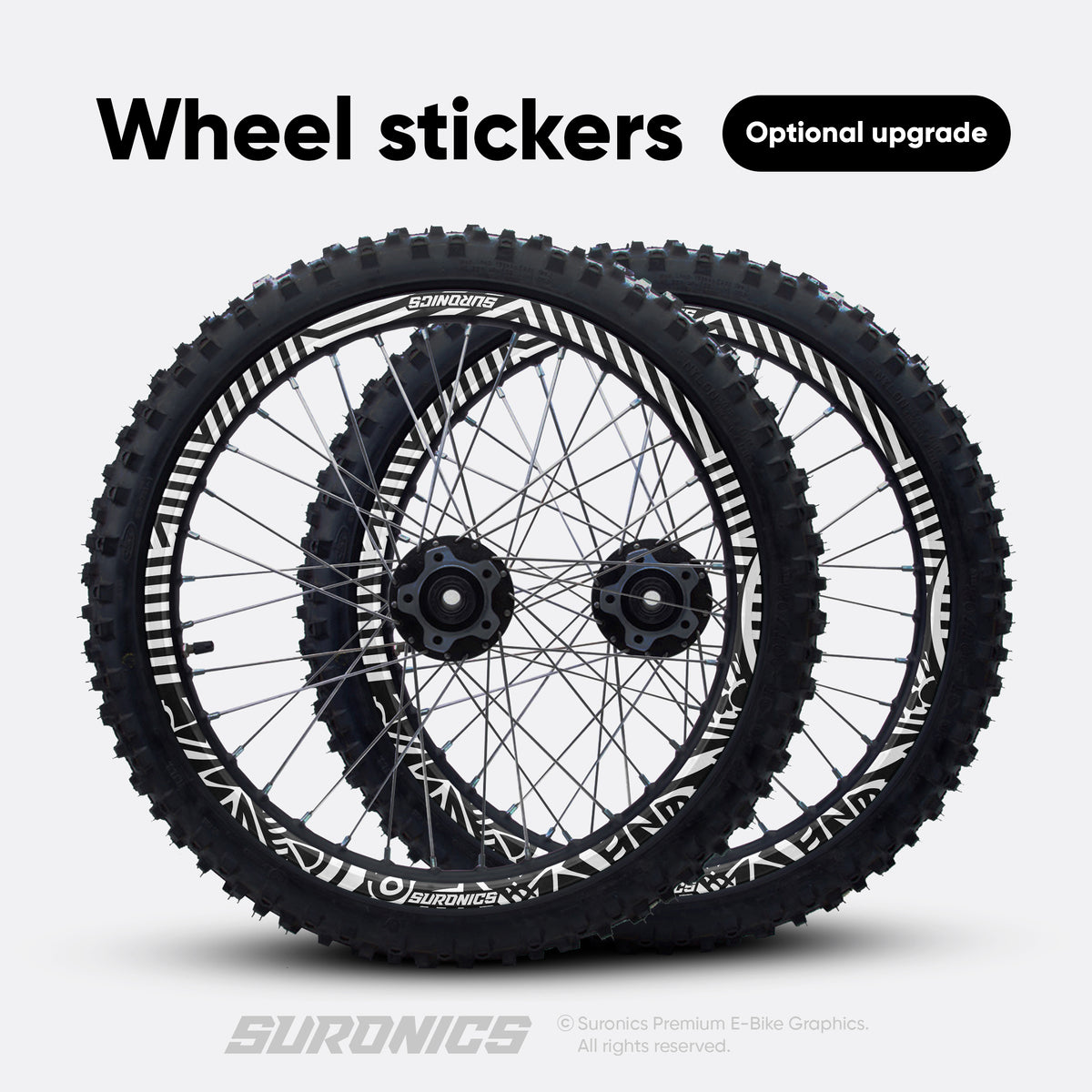 RACE ART BLACK WHITE Talaria Komodo Graphics kit