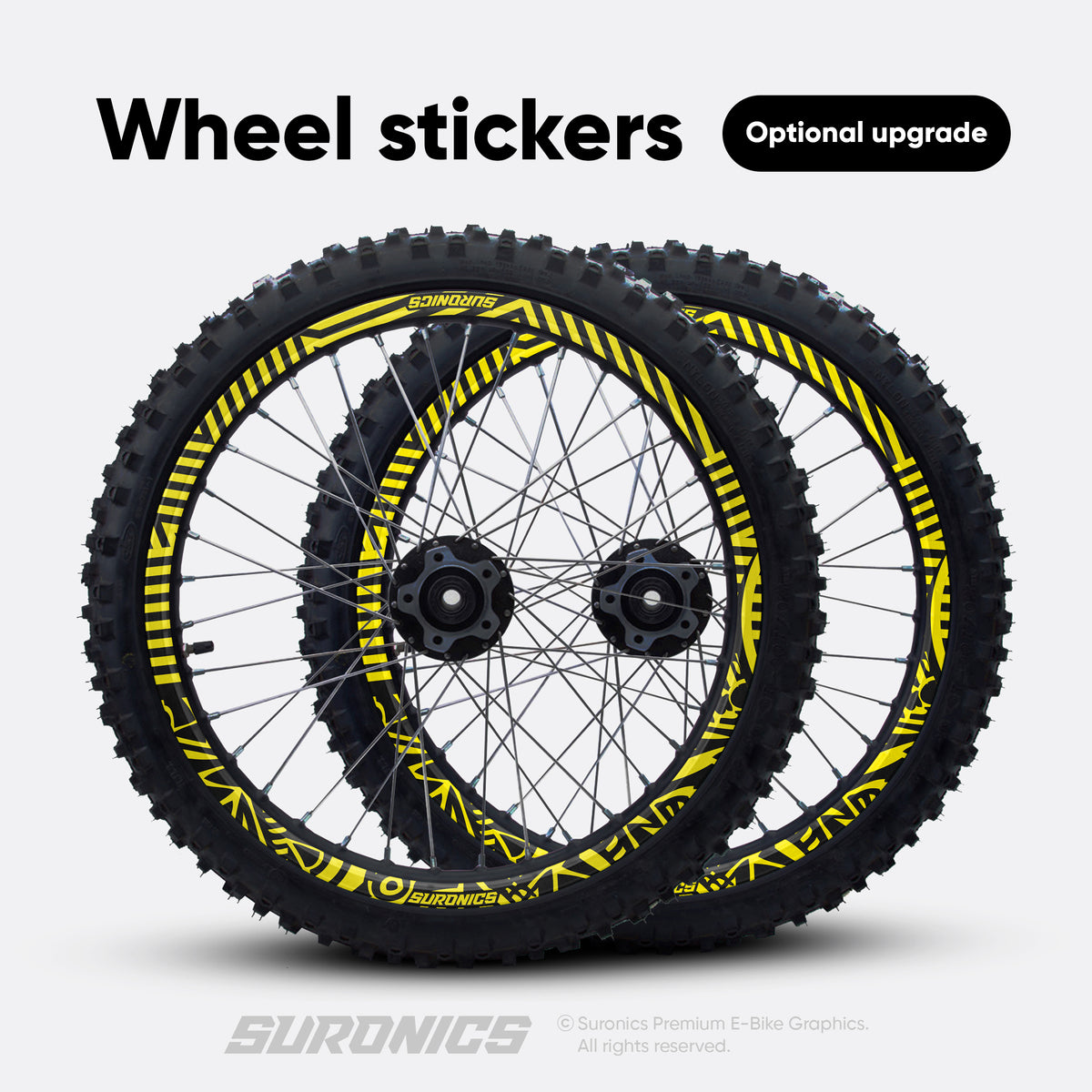 RACE ART BLACK YELLOW Talaria Komodo Graphics kit