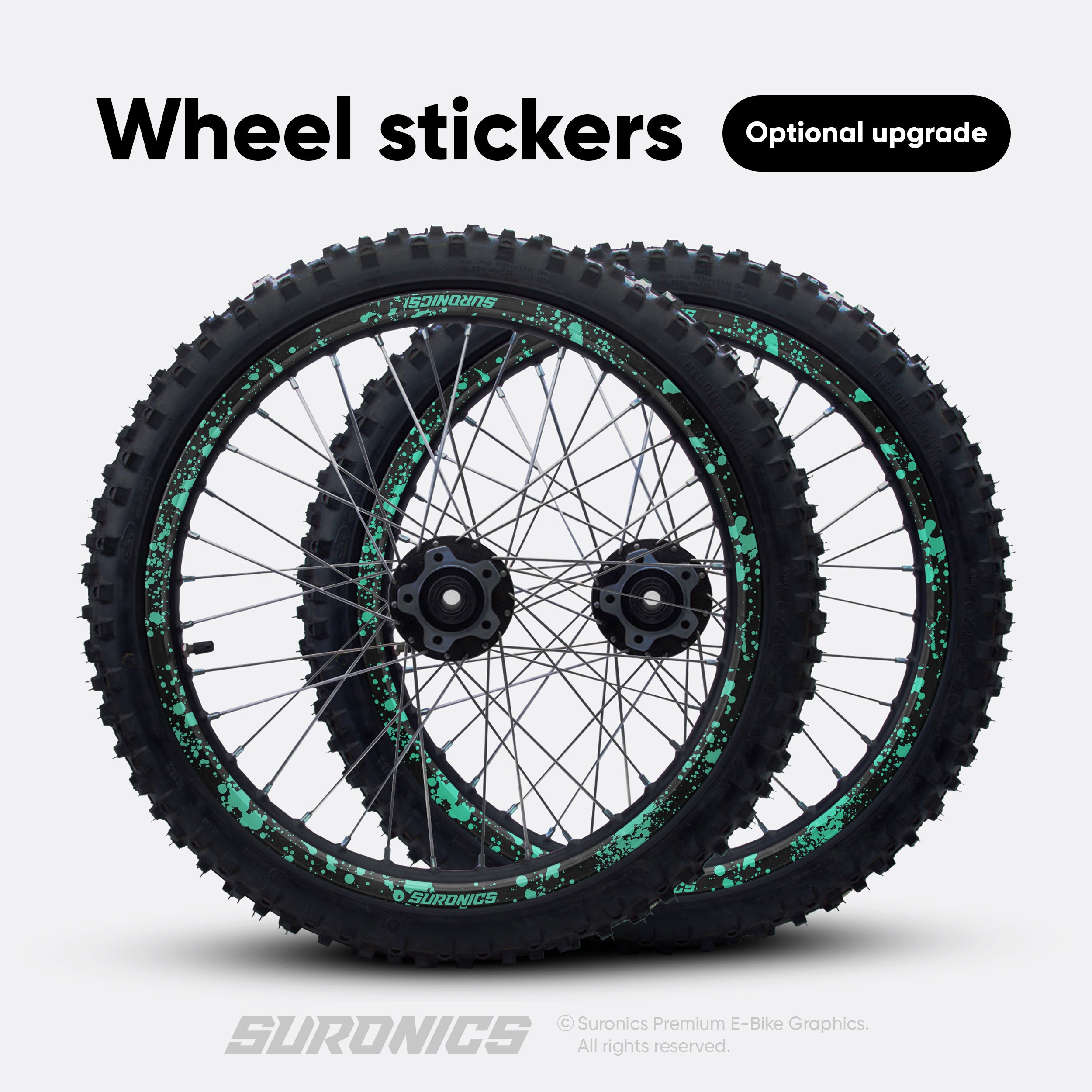 SPLATTER BLACK MINT Rerode R1 Graphics kit