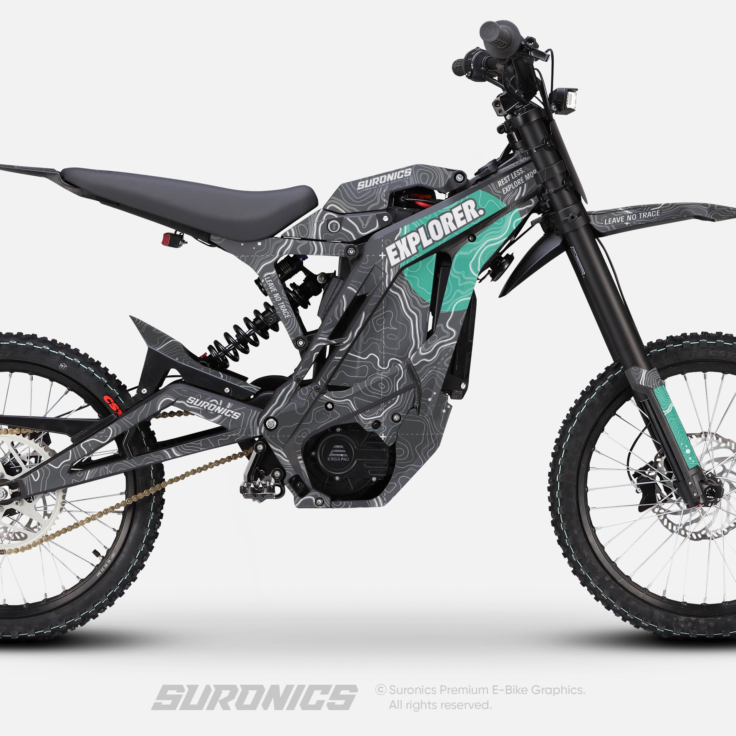 EXPLORER GREY MINT E-Ride Pro SS SR Graphics kit