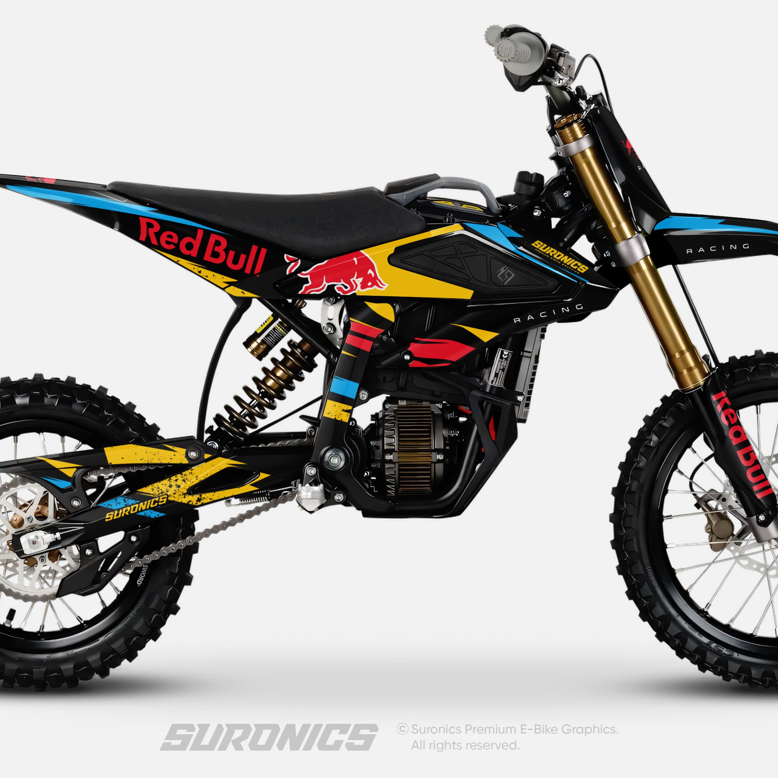 ORIGINAL BULL BLACK Surron Hyper Bee Graphics kit