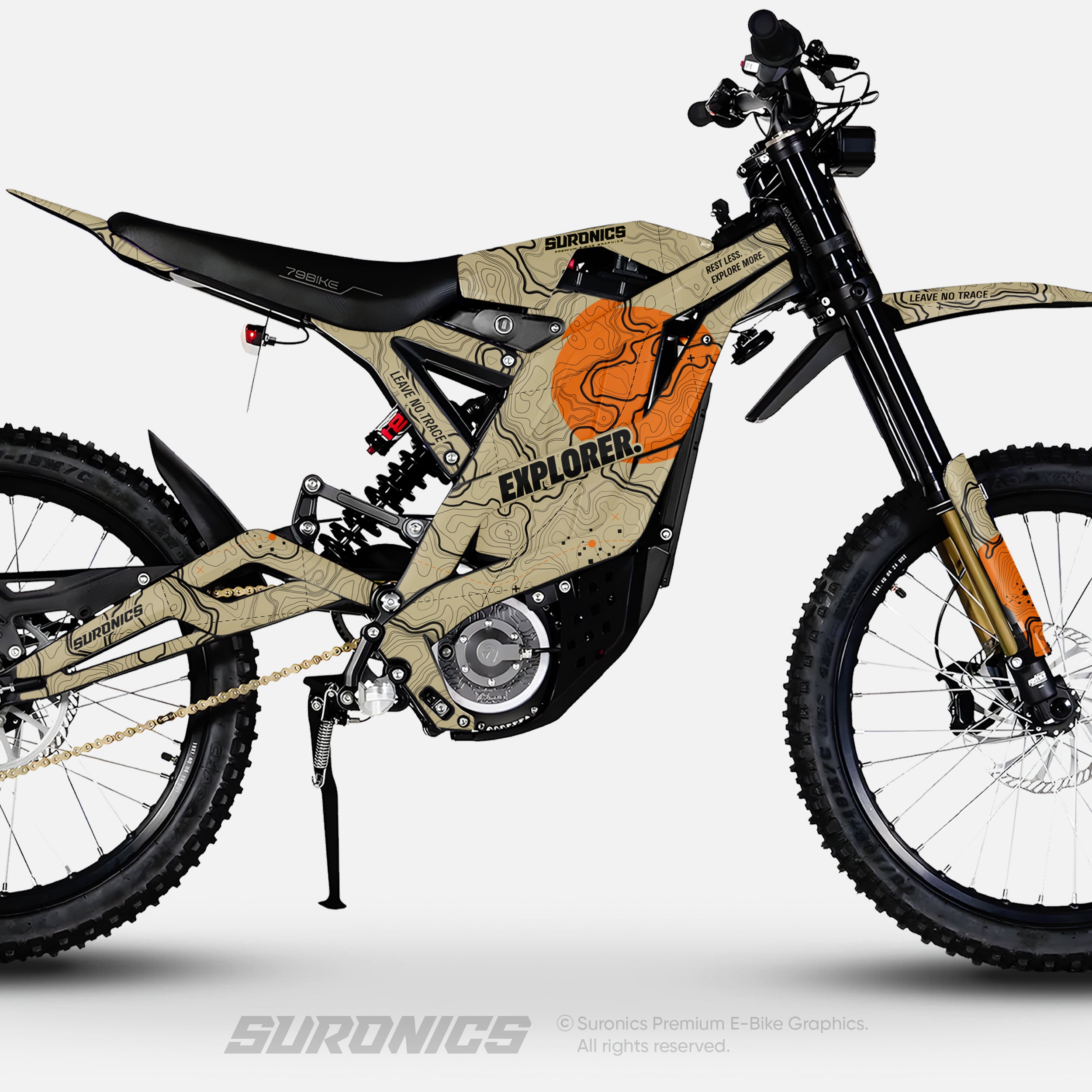EXPLORER SAND ORANGE 79Bike Falcon PRO / GT / M Graphics kit