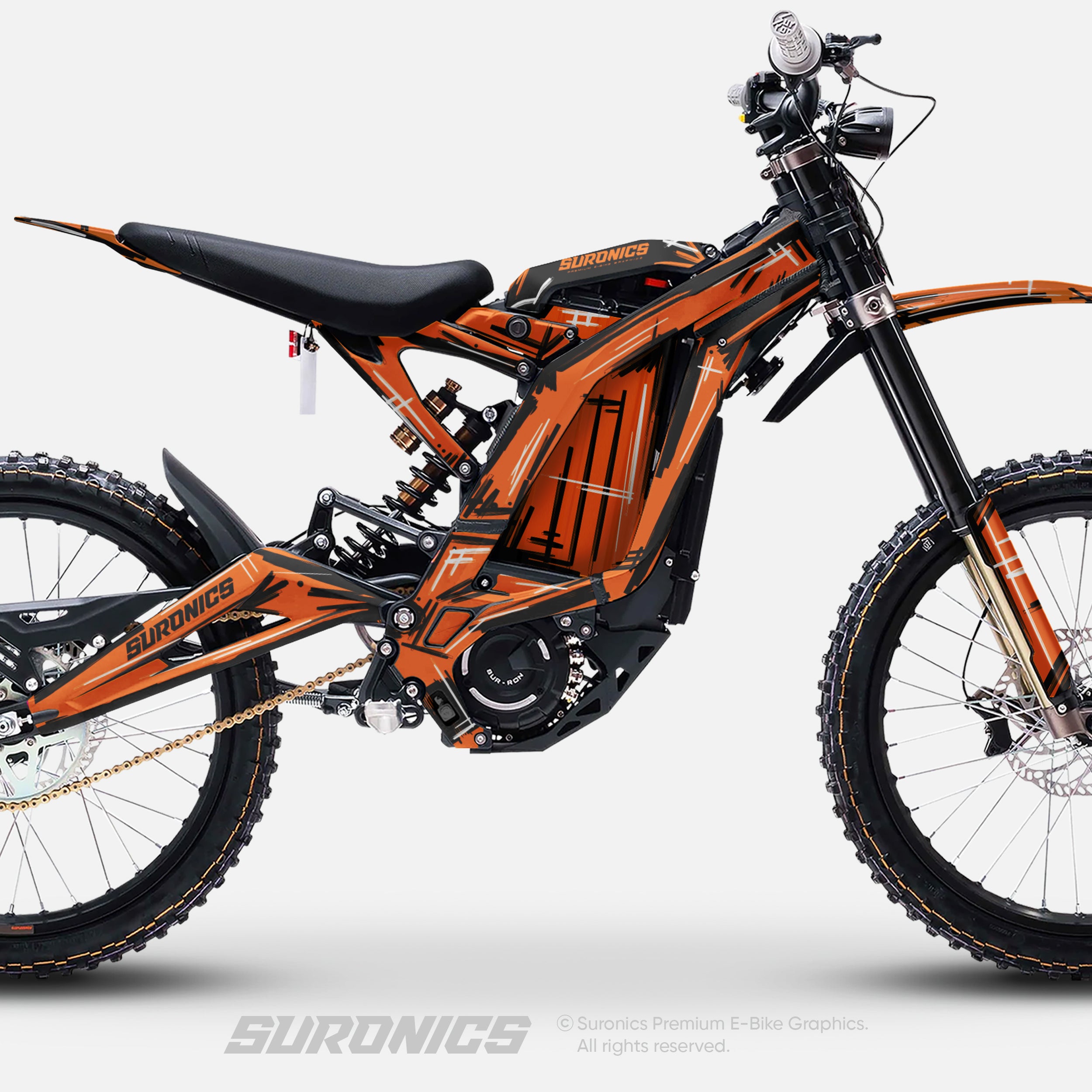 MARKER ORANGE Surron Light Bee Graphics kit