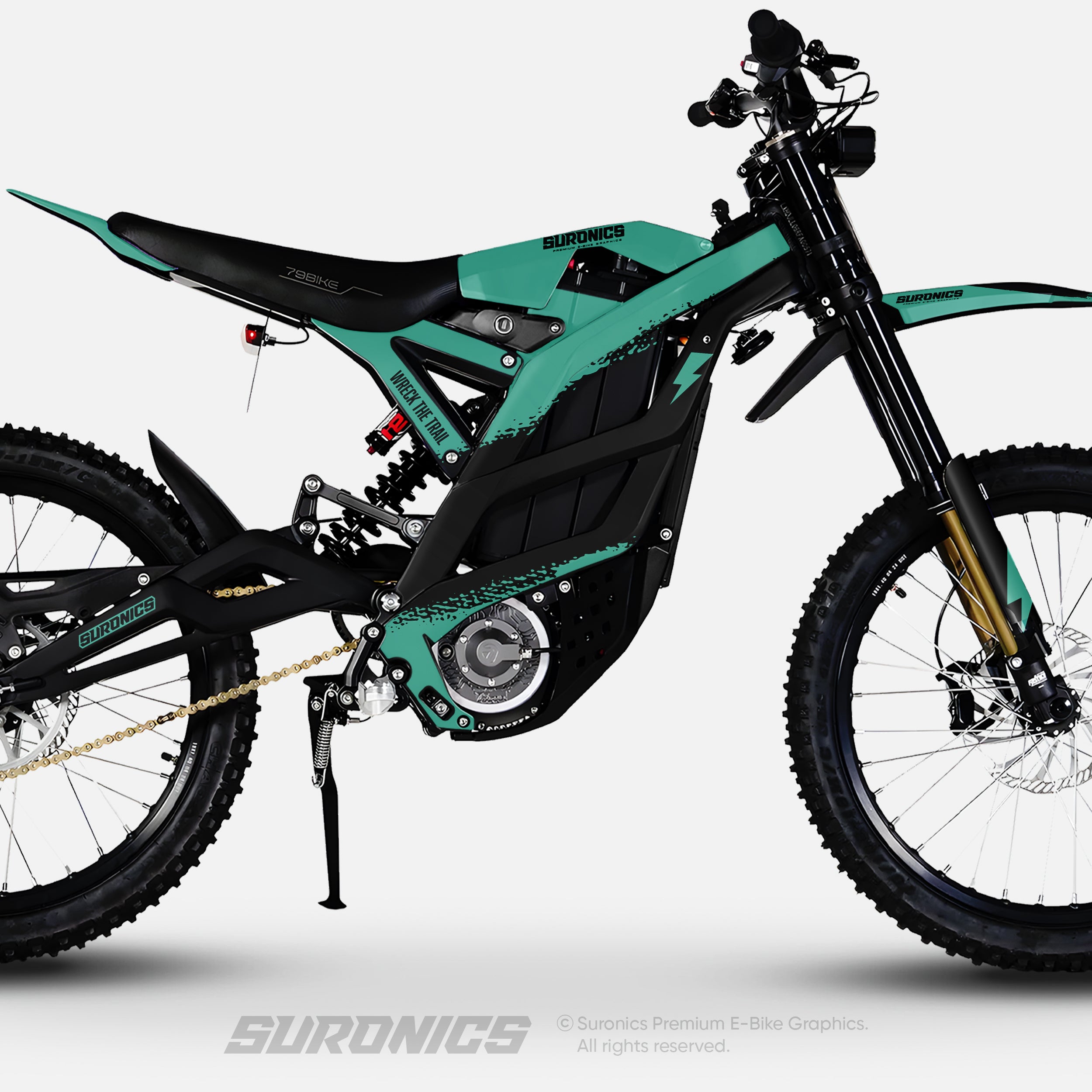 HALF MINT BLACK 79Bike Falcon PRO / GT / M Graphics kit