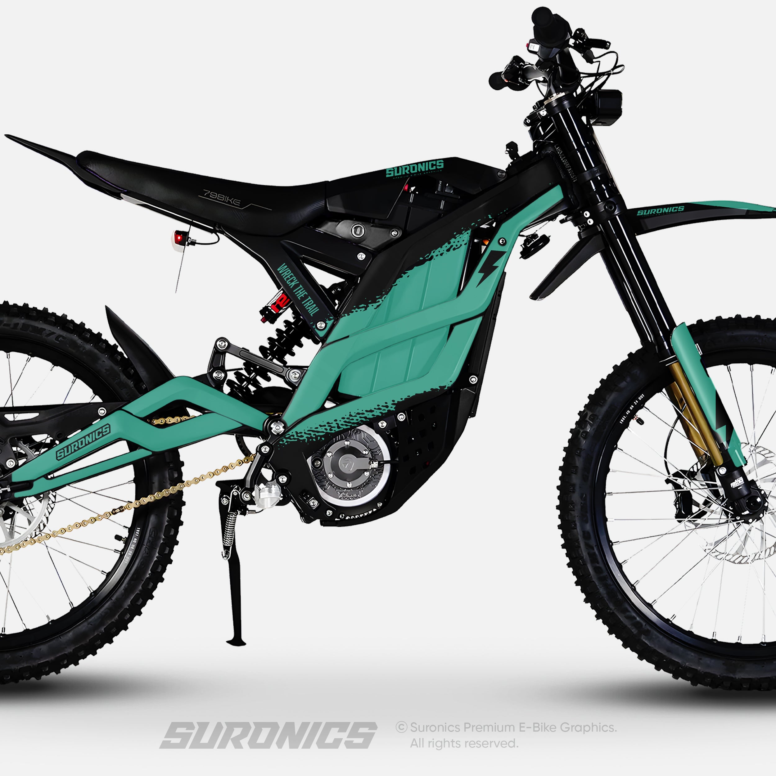 HALF BLACK MINT 79Bike Falcon PRO / GT / M Graphics kit