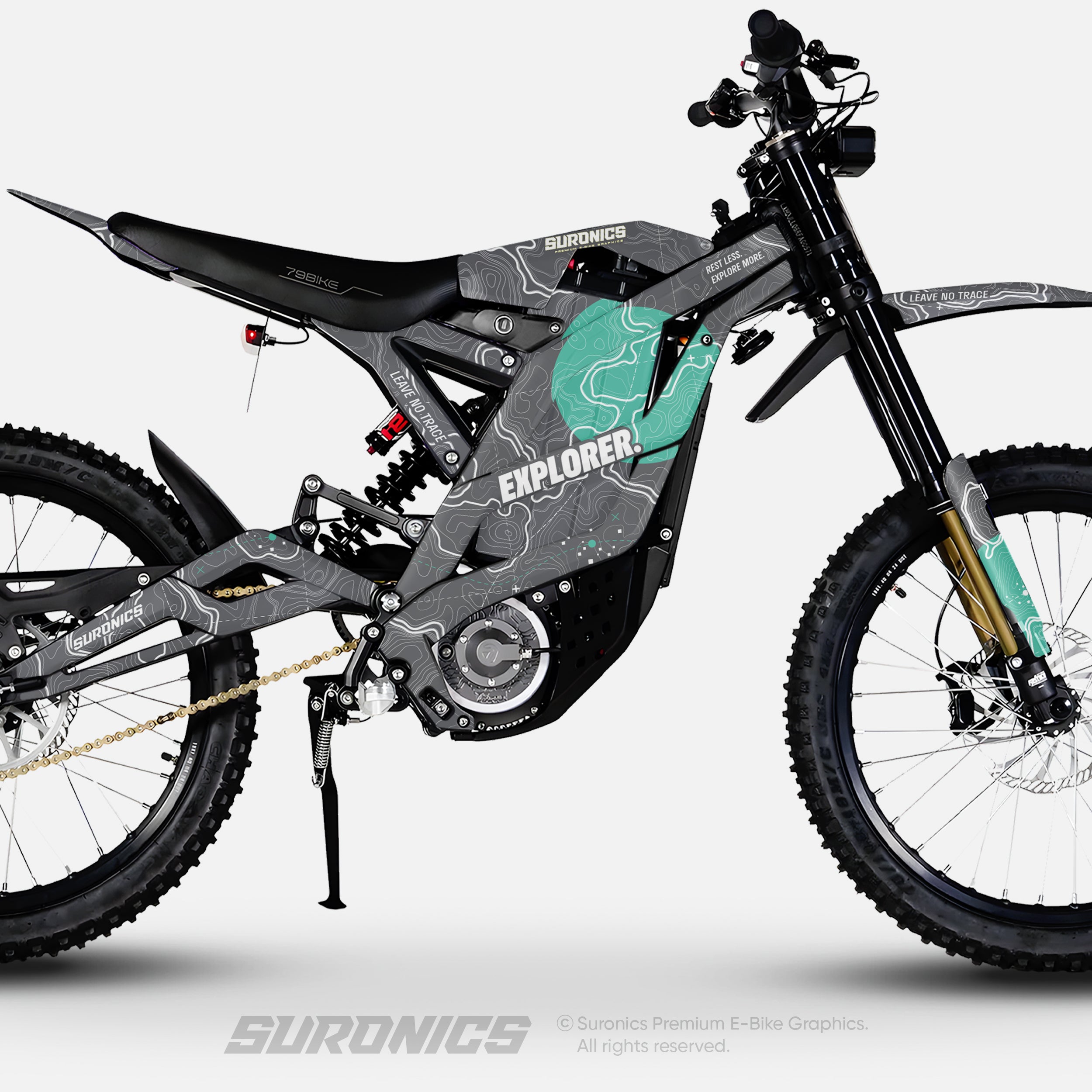 EXPLORER GREY MINT 79Bike Falcon PRO / GT / M Graphics kit