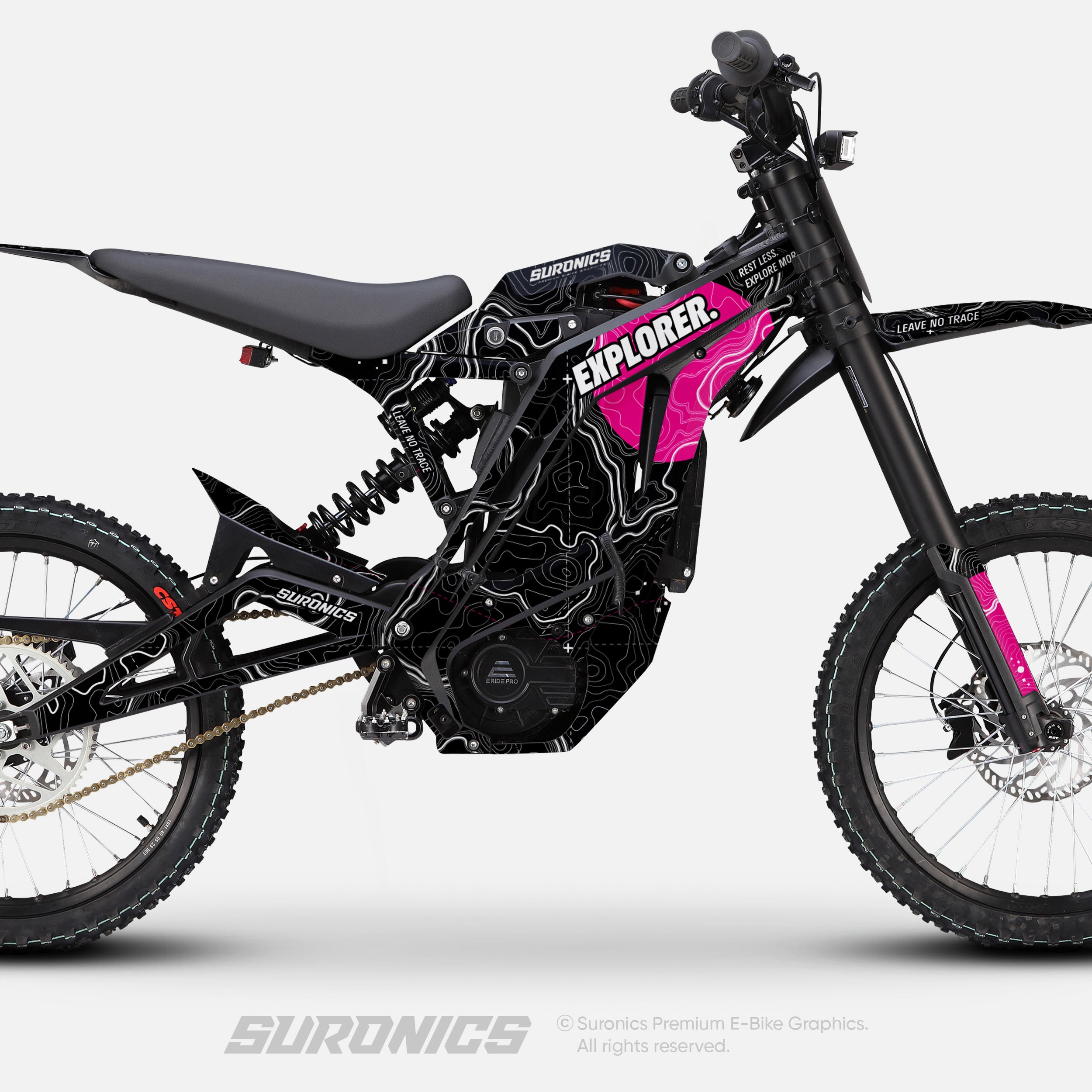 EXPLORER BLACK MAGENTA E-Ride Pro SS SR Graphics kit
