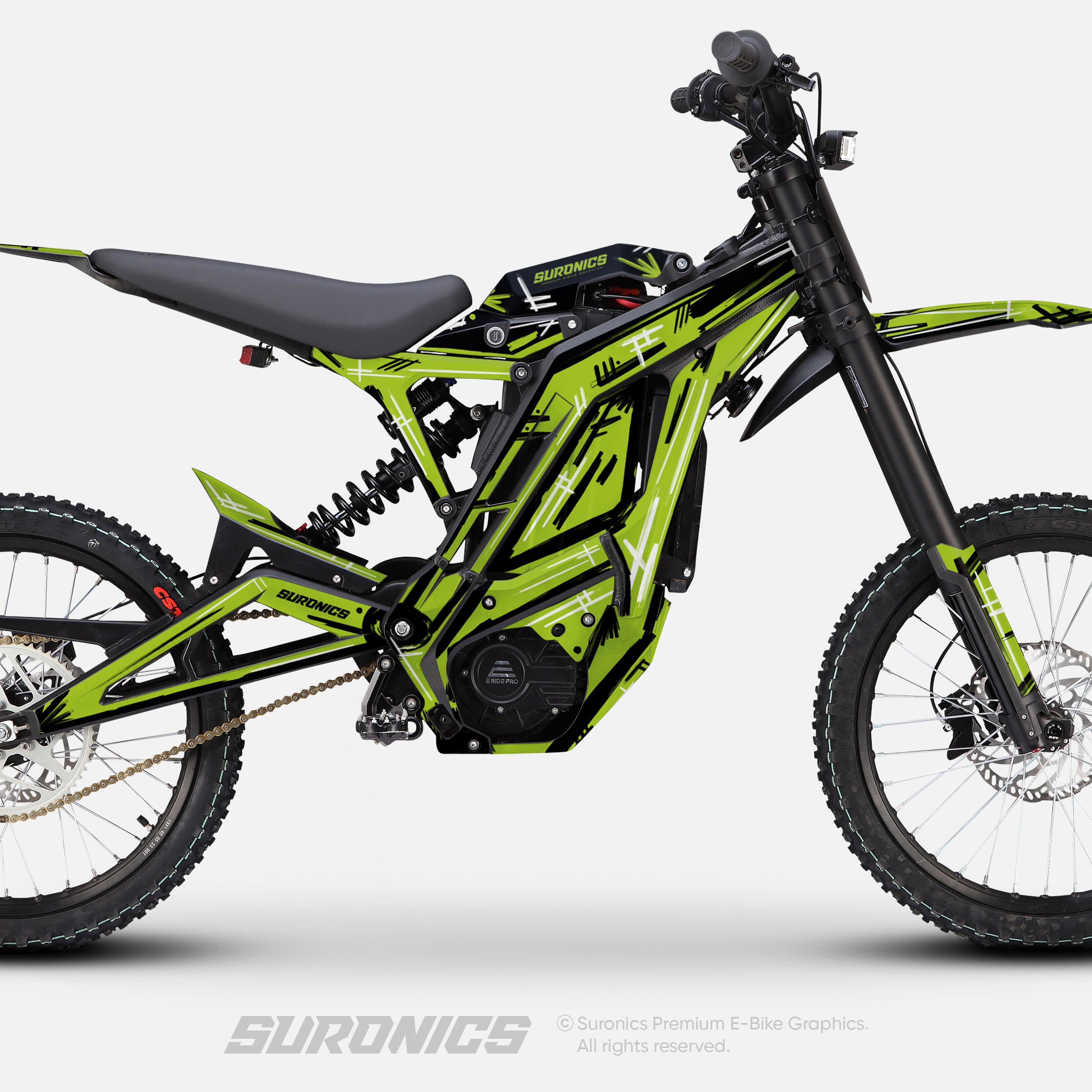 MARKER GREEN Eride Pro SS SR Graphics kit