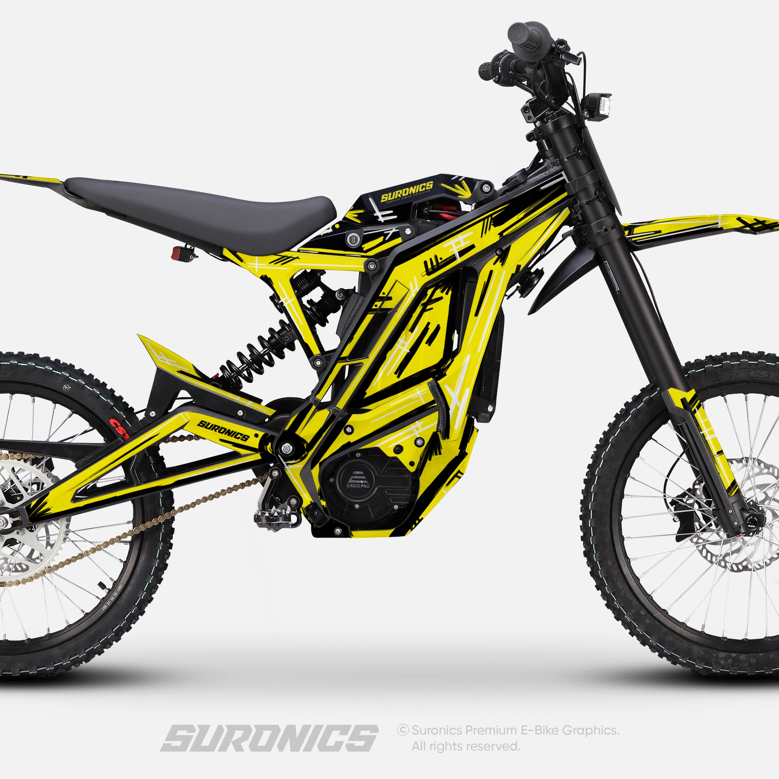 MARKER YELLOW Eride Pro SS SR Graphics kit