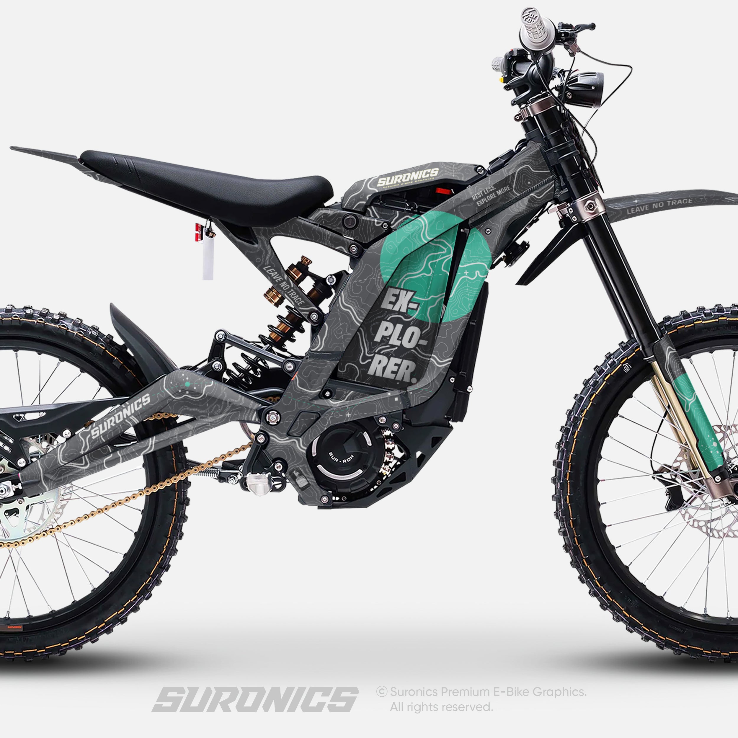 EXPLORER GREY MINT - Surron Light Bee Graphics kit