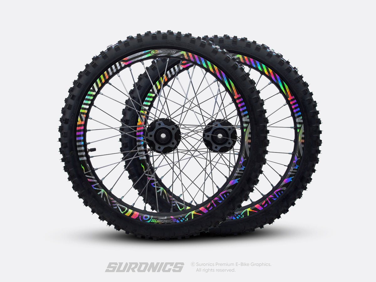 RACE ART BLACK HOLOGRAPHIC Surron Ultra Bee Graphics kit