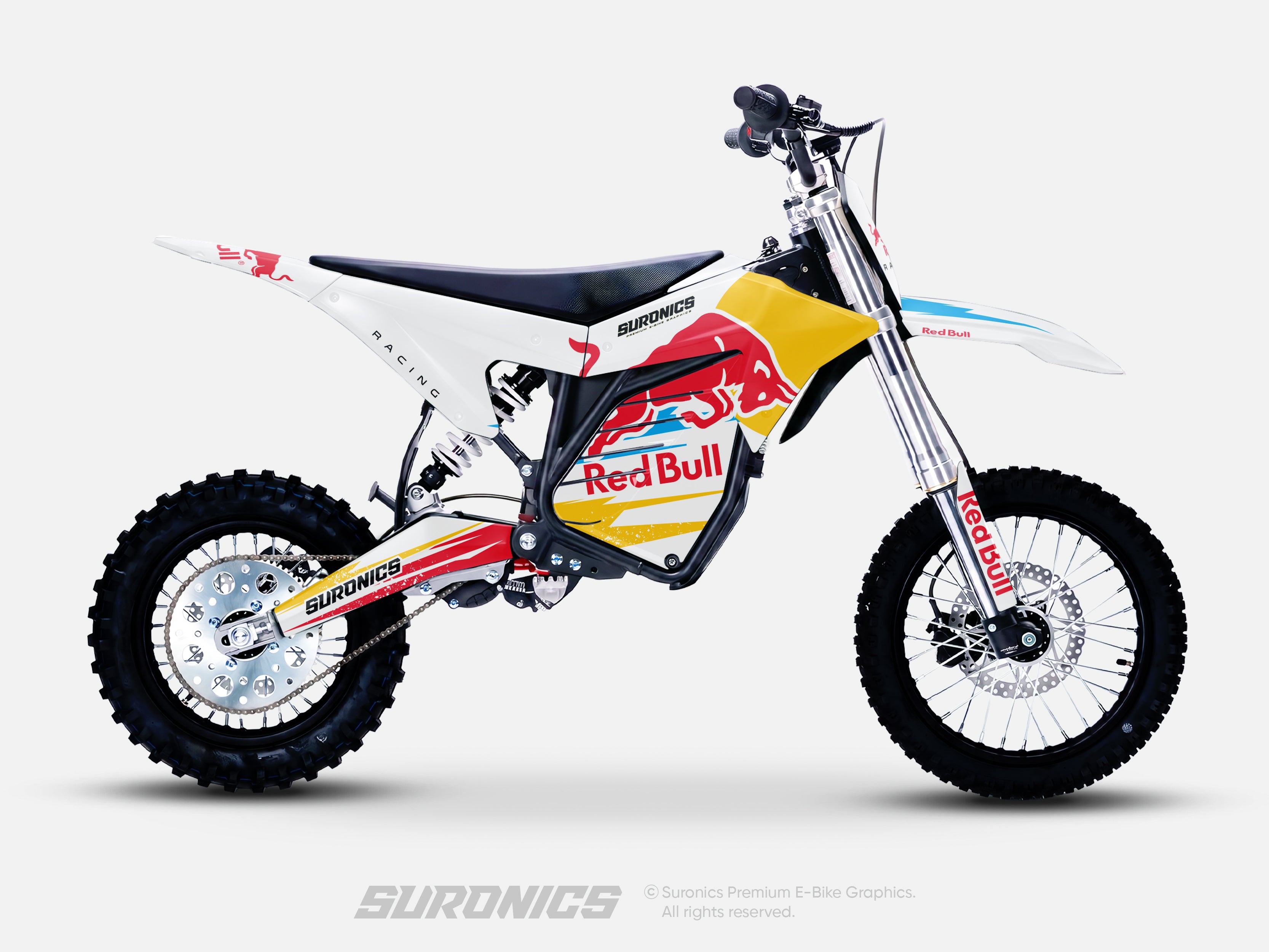 ORIGINAL BULL WHITE ETM RTR Graphics kit