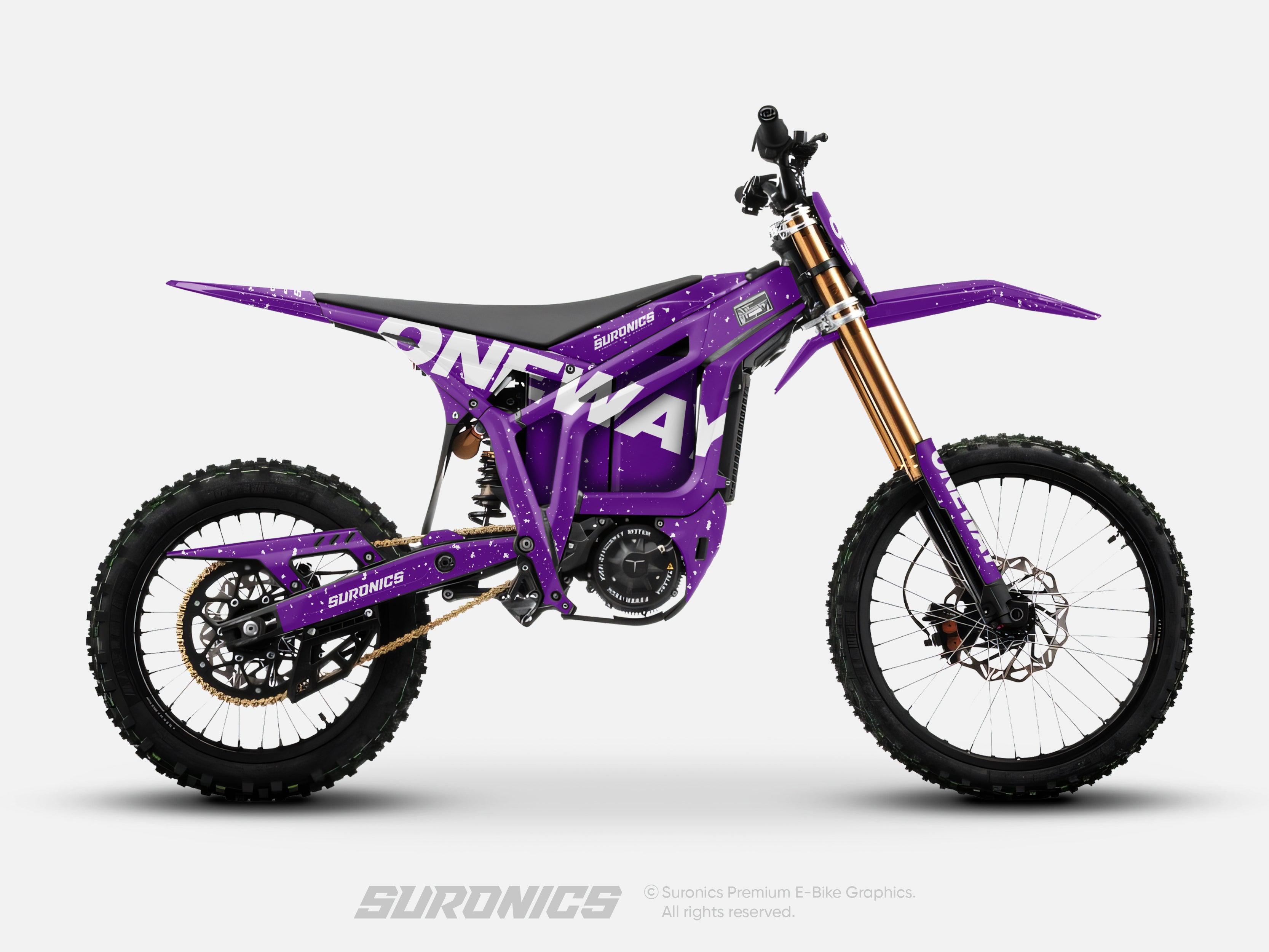 ONEWAY PURPLE WHITE Talaria Komodo Graphics kit