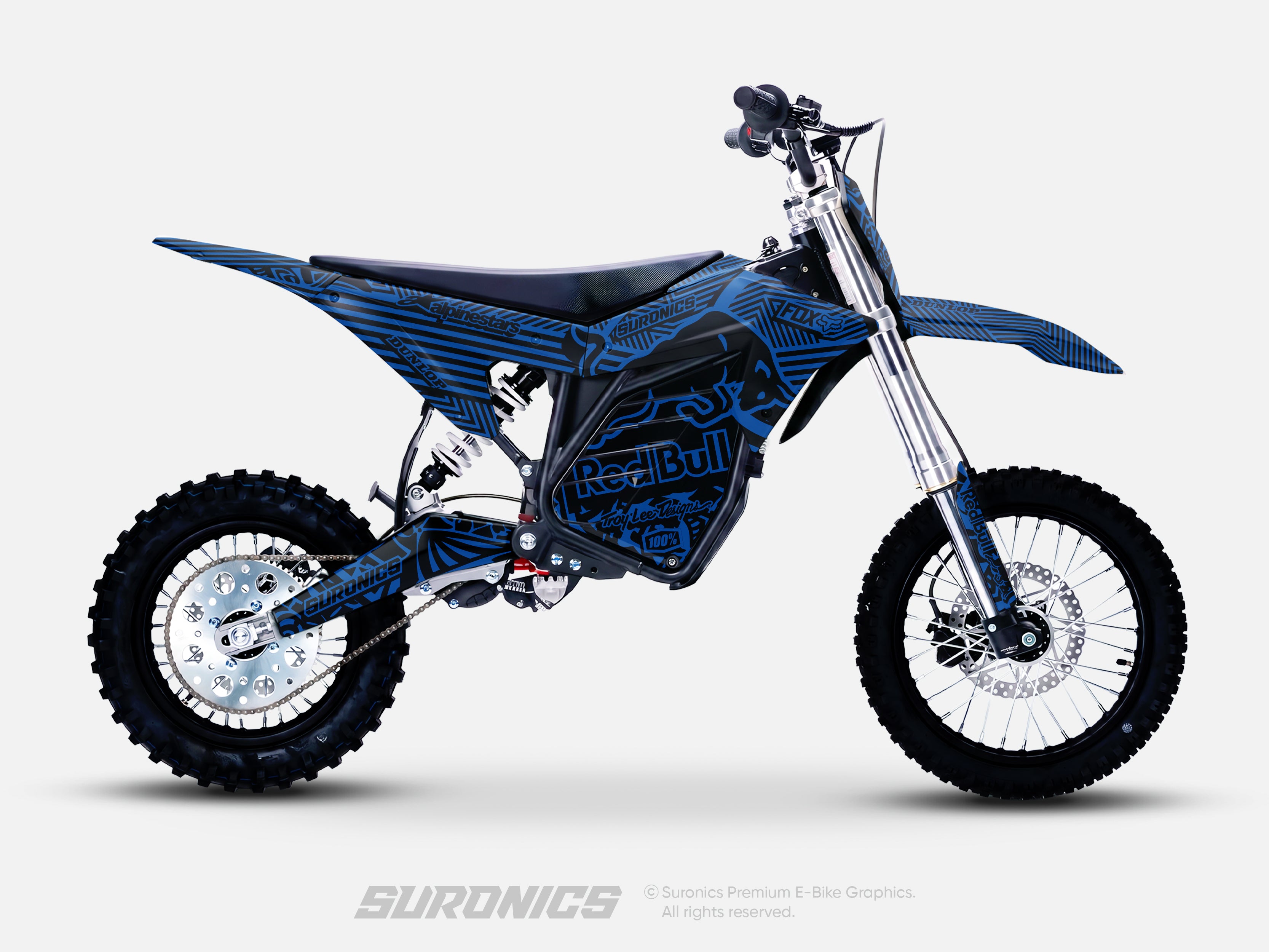 RACE ART BLACK BLUE ETM RTR Graphics kit