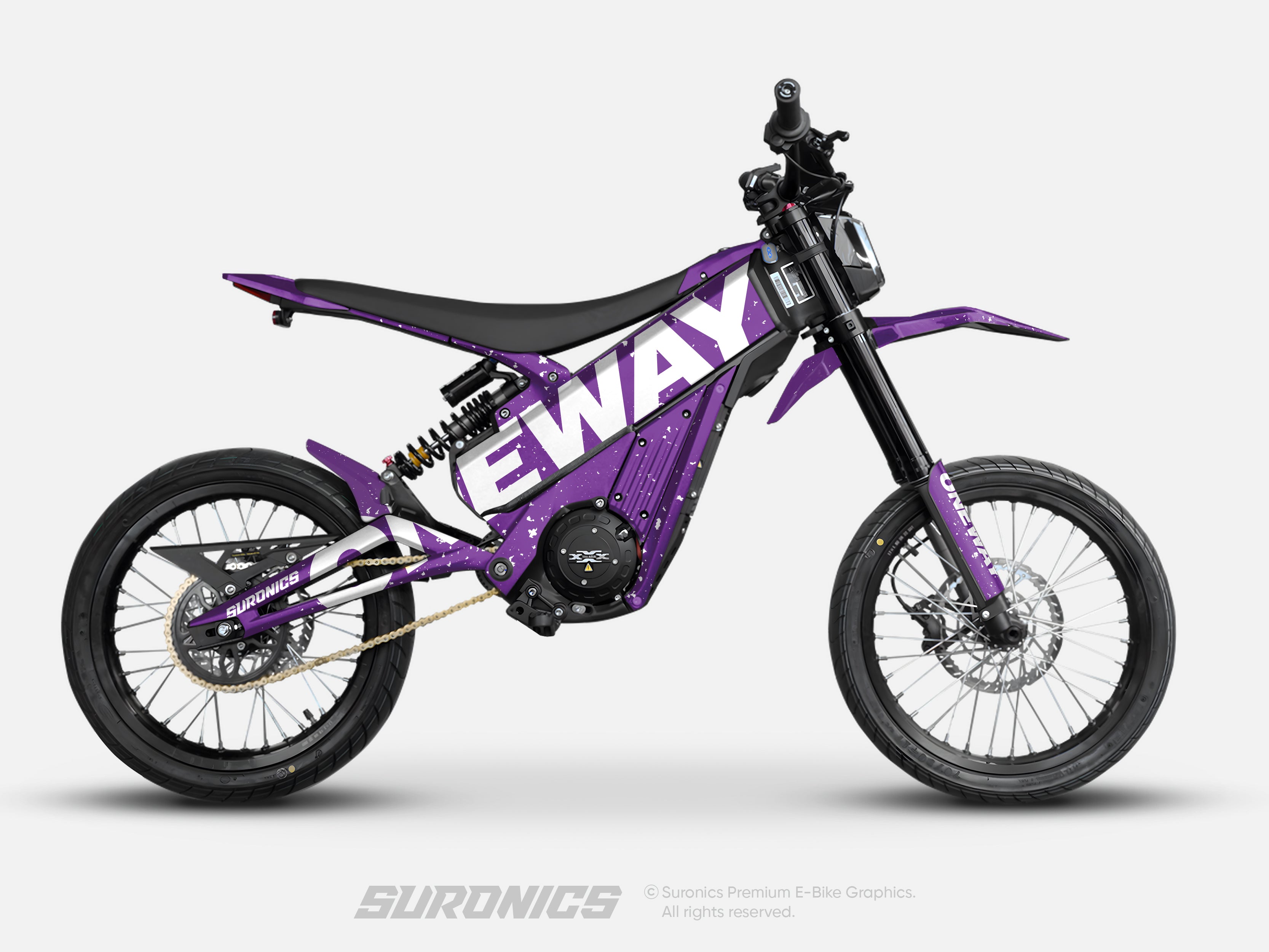 ONEWAY PURPLE WHITE Talaria XXX Graphics kit