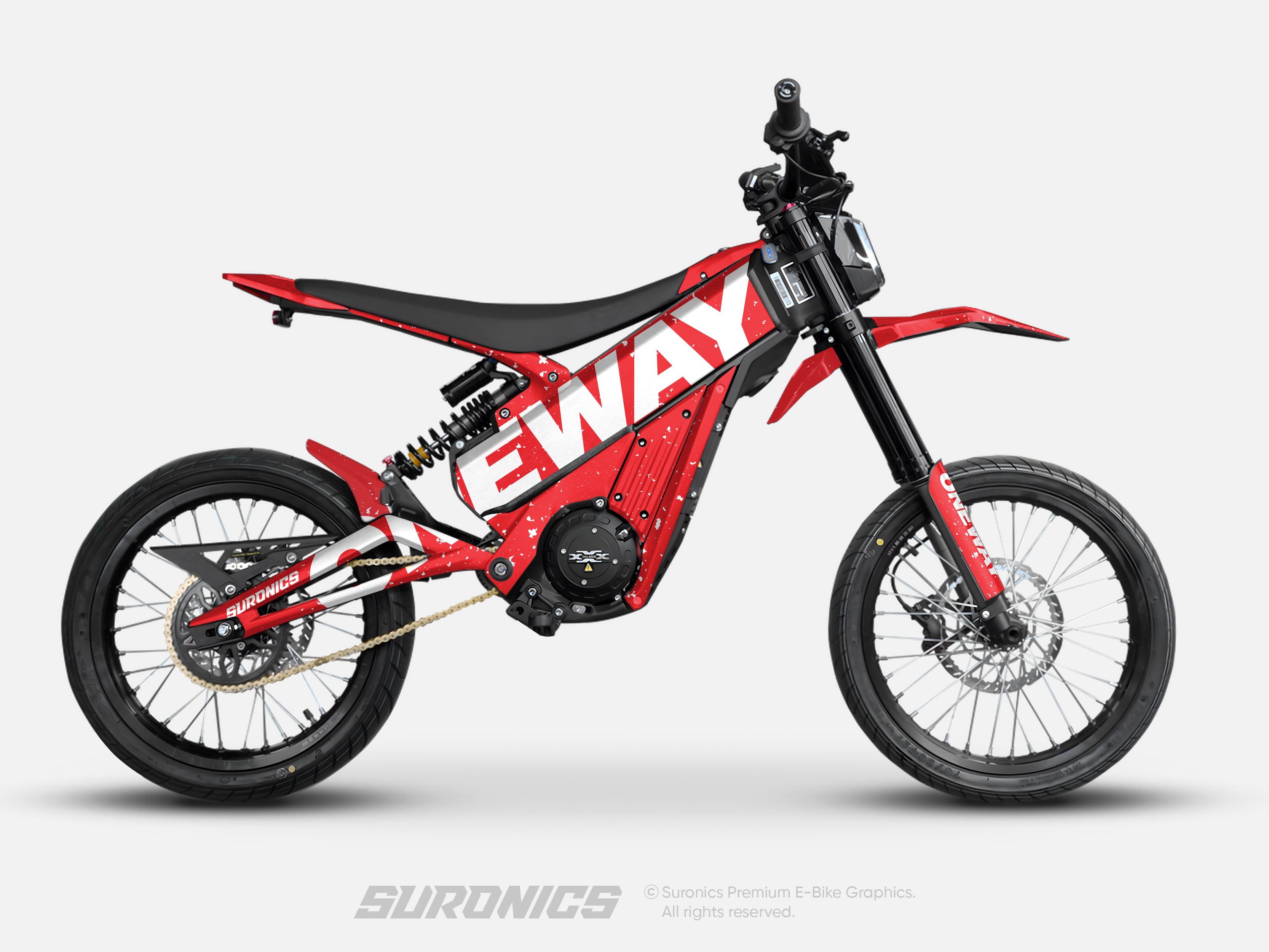 ONEWAY RED WHITE Talaria XXX Graphics kit
