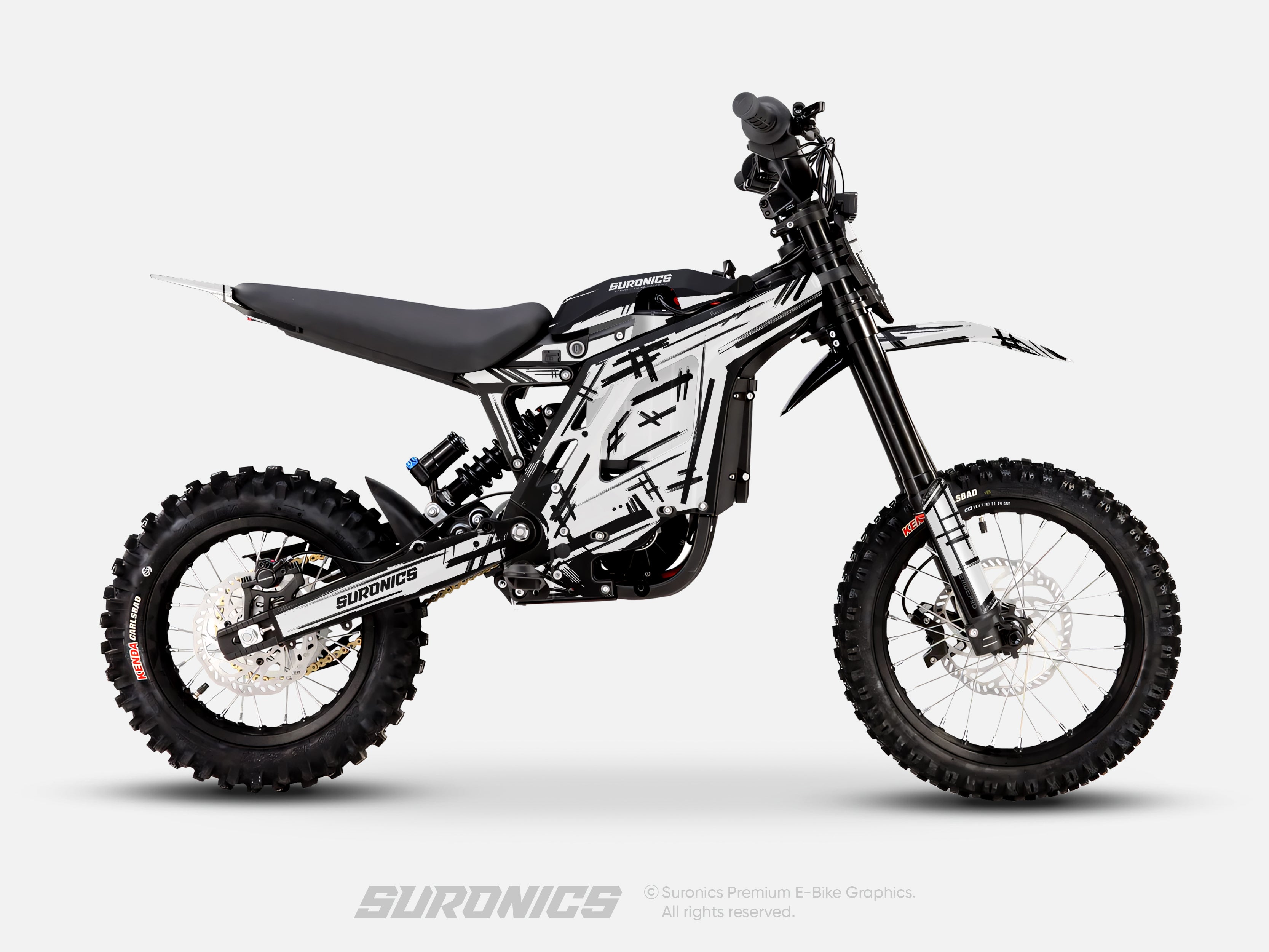 MARKER WHITE Eride Pro Mini R Graphics kit