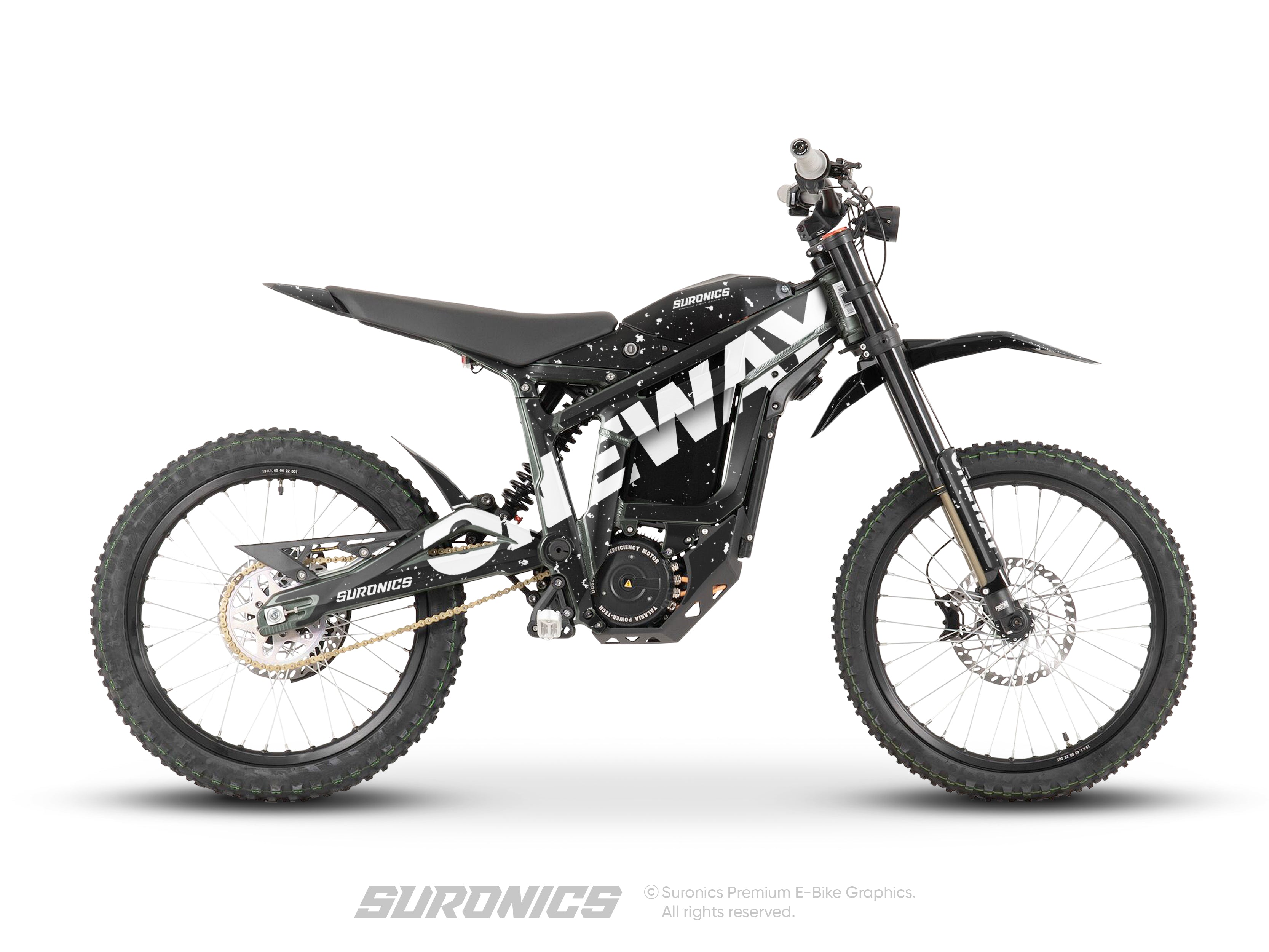 ONEWAY BLACK WHITE Talaria Sting MX3 MX4 Graphics kit