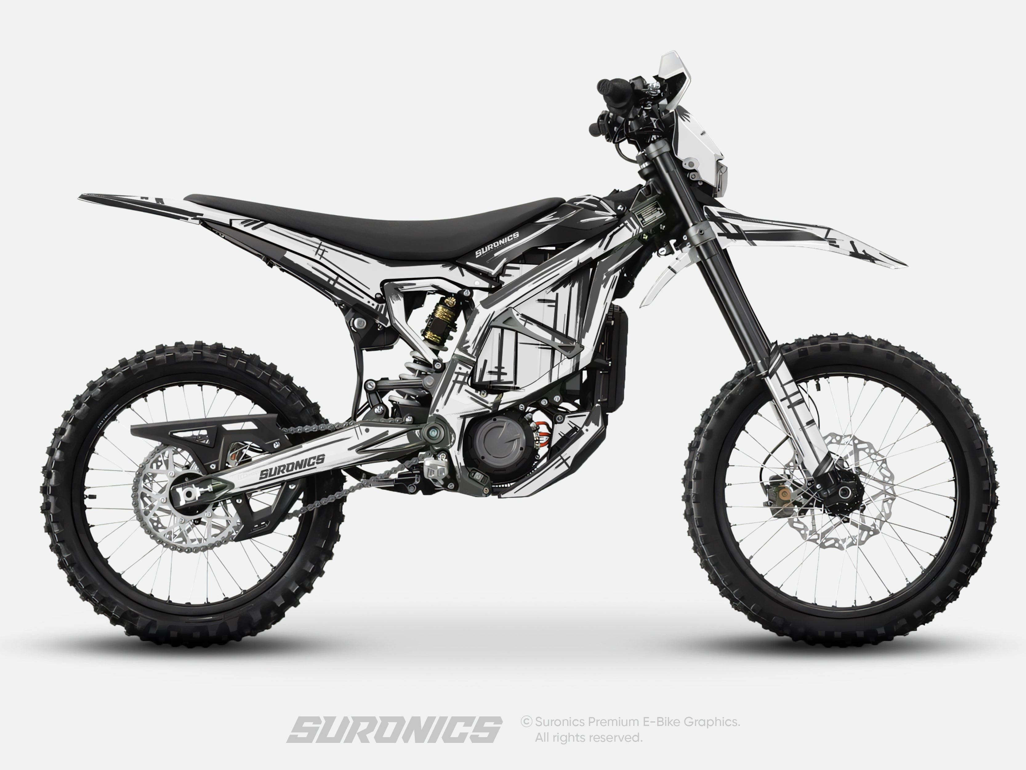 MARKER WHITE Surron Ultra Bee Graphics kit
