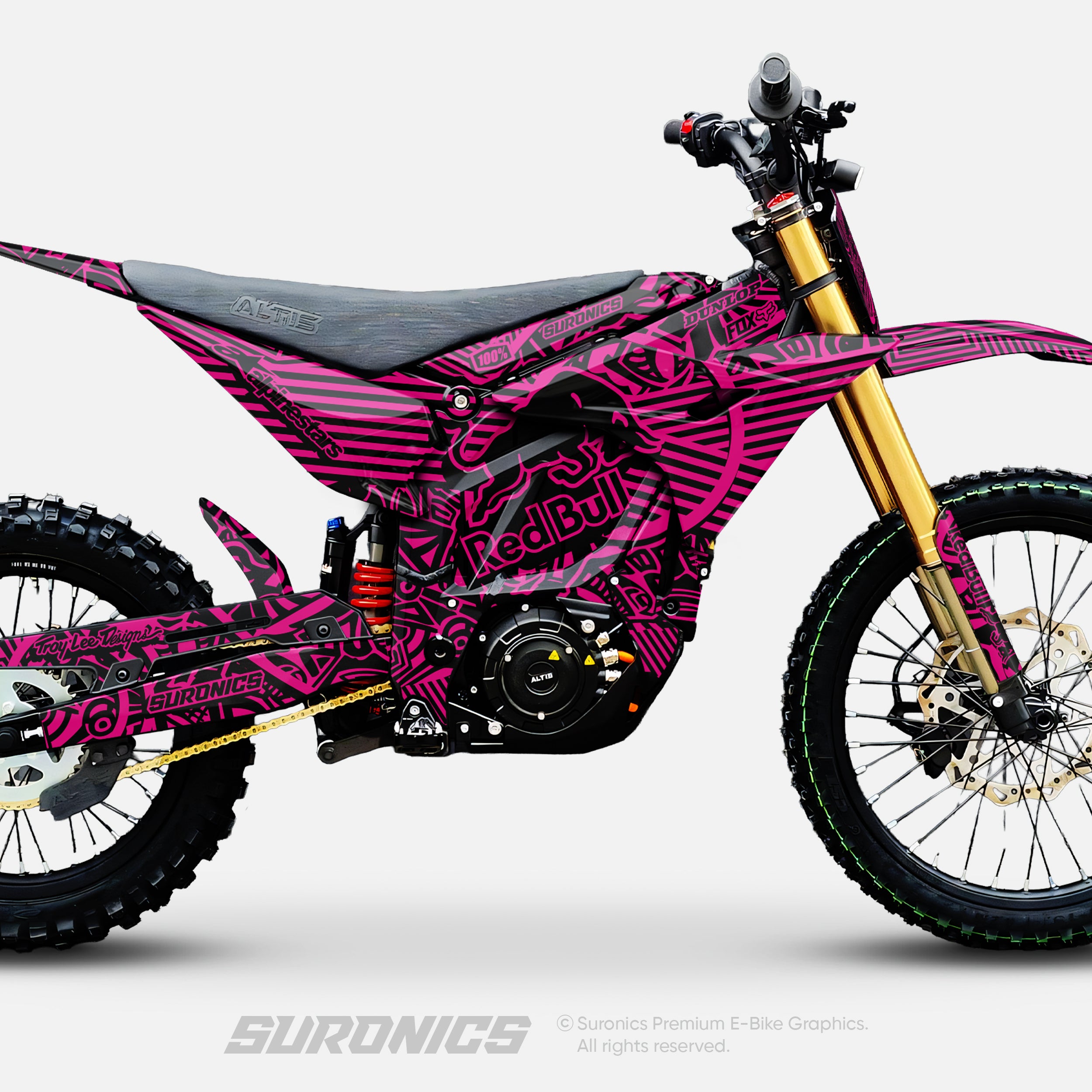 RACE ART BLACK MAGENTA Altis Sigma Graphics kit