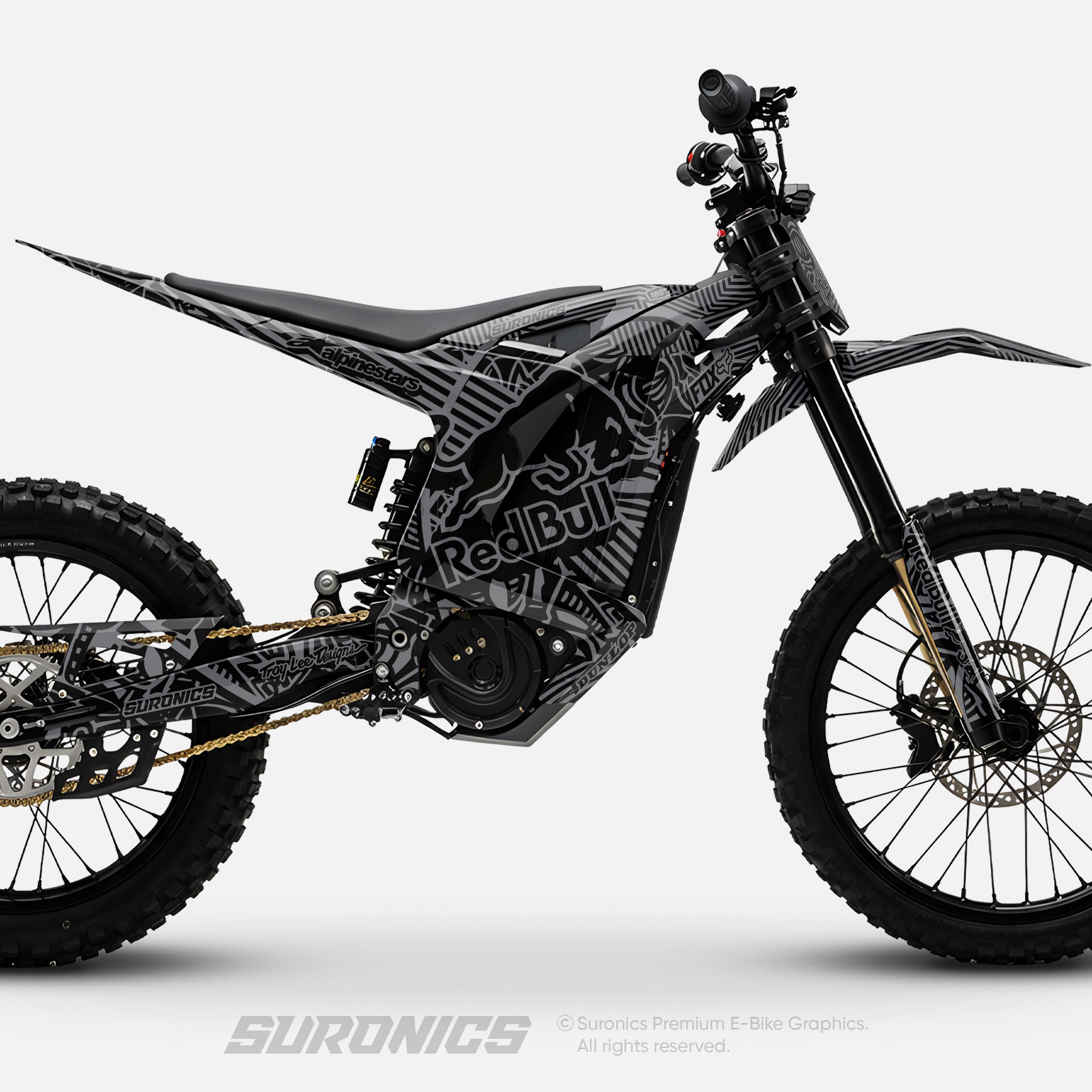 RACE ART BLACK GREY Arctic Leopard XE Graphics kit