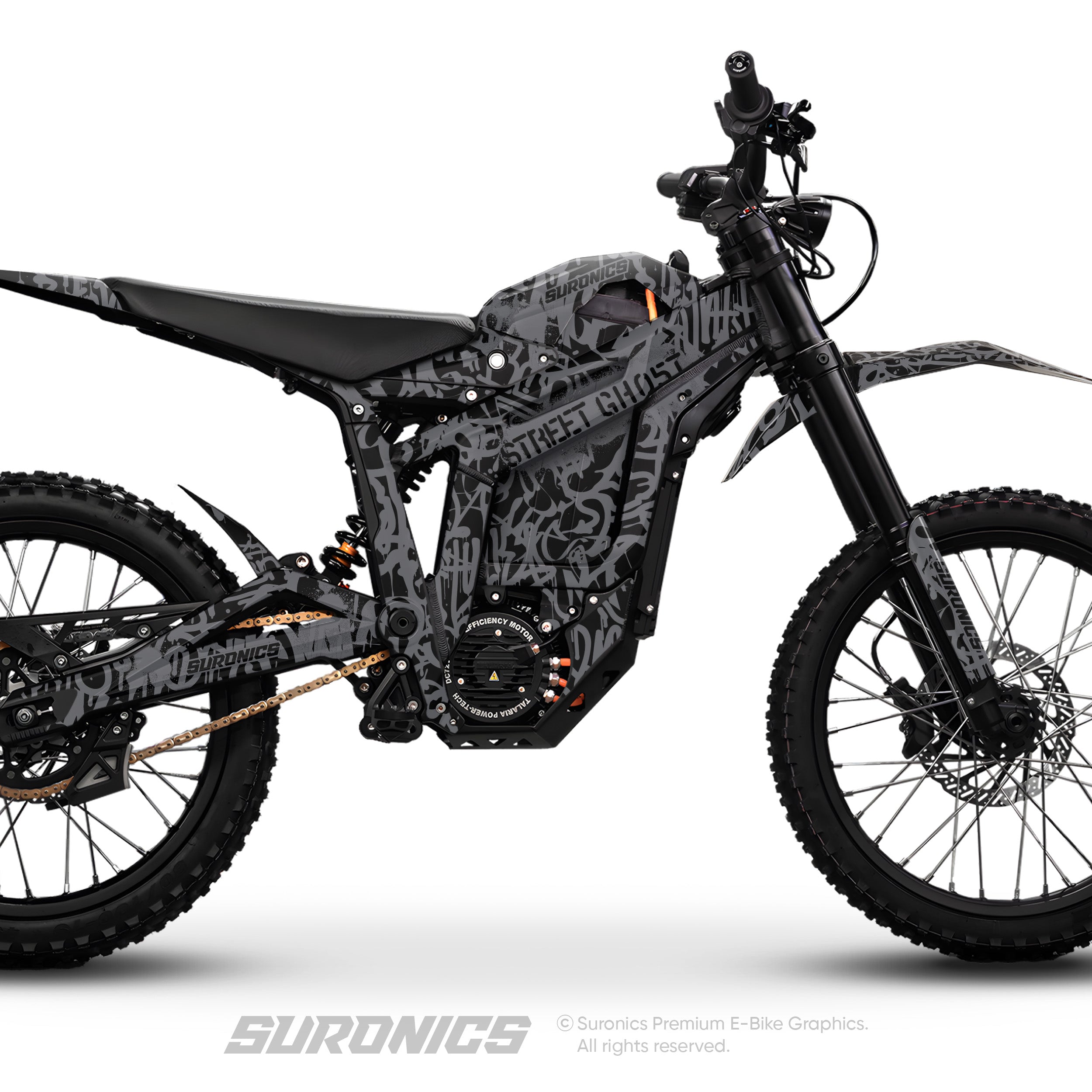STREET GHOST BLACK GREY Talaria Sting MX5 PRO Graphics kit