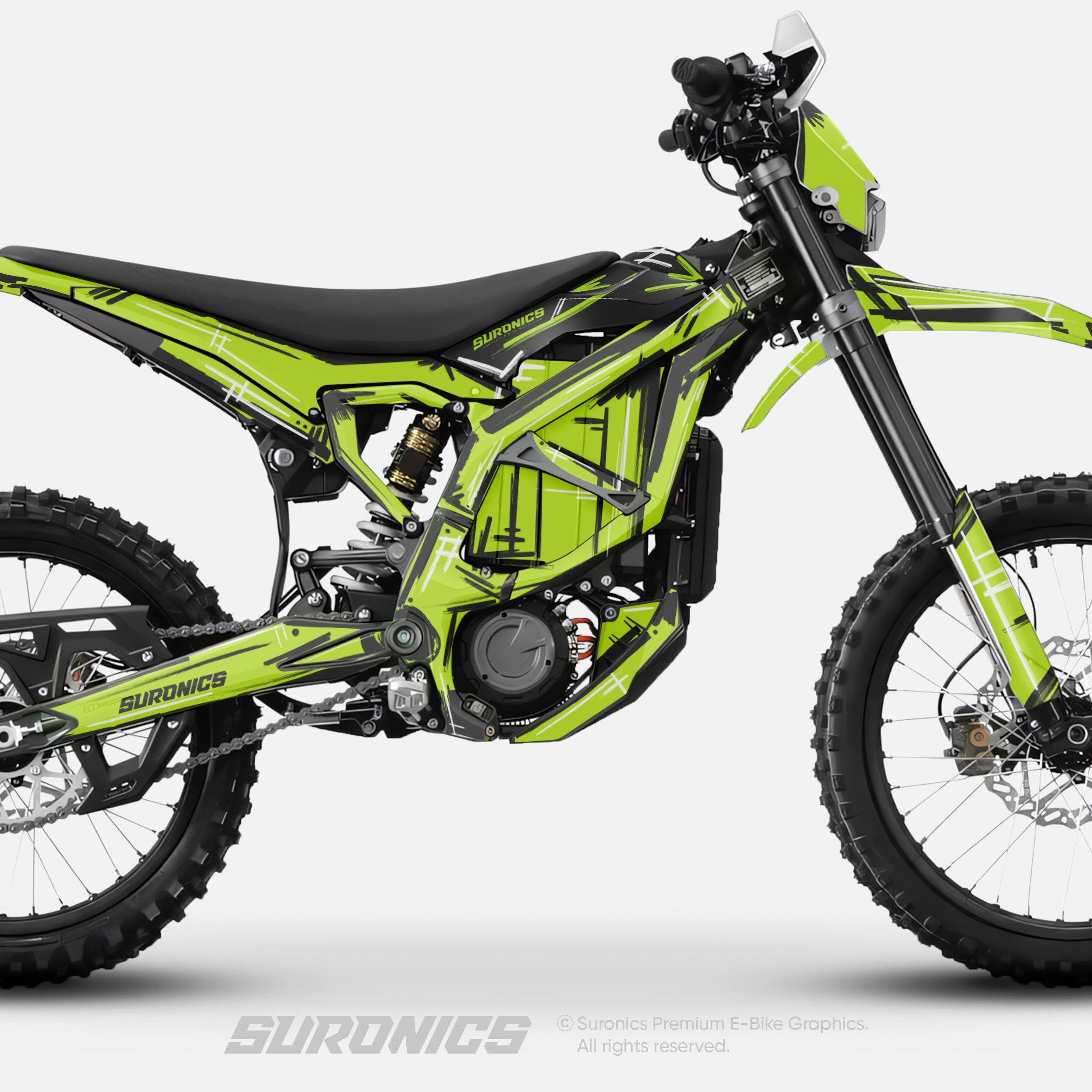 MARKER GREEN Surron Ultra Bee Graphics kit