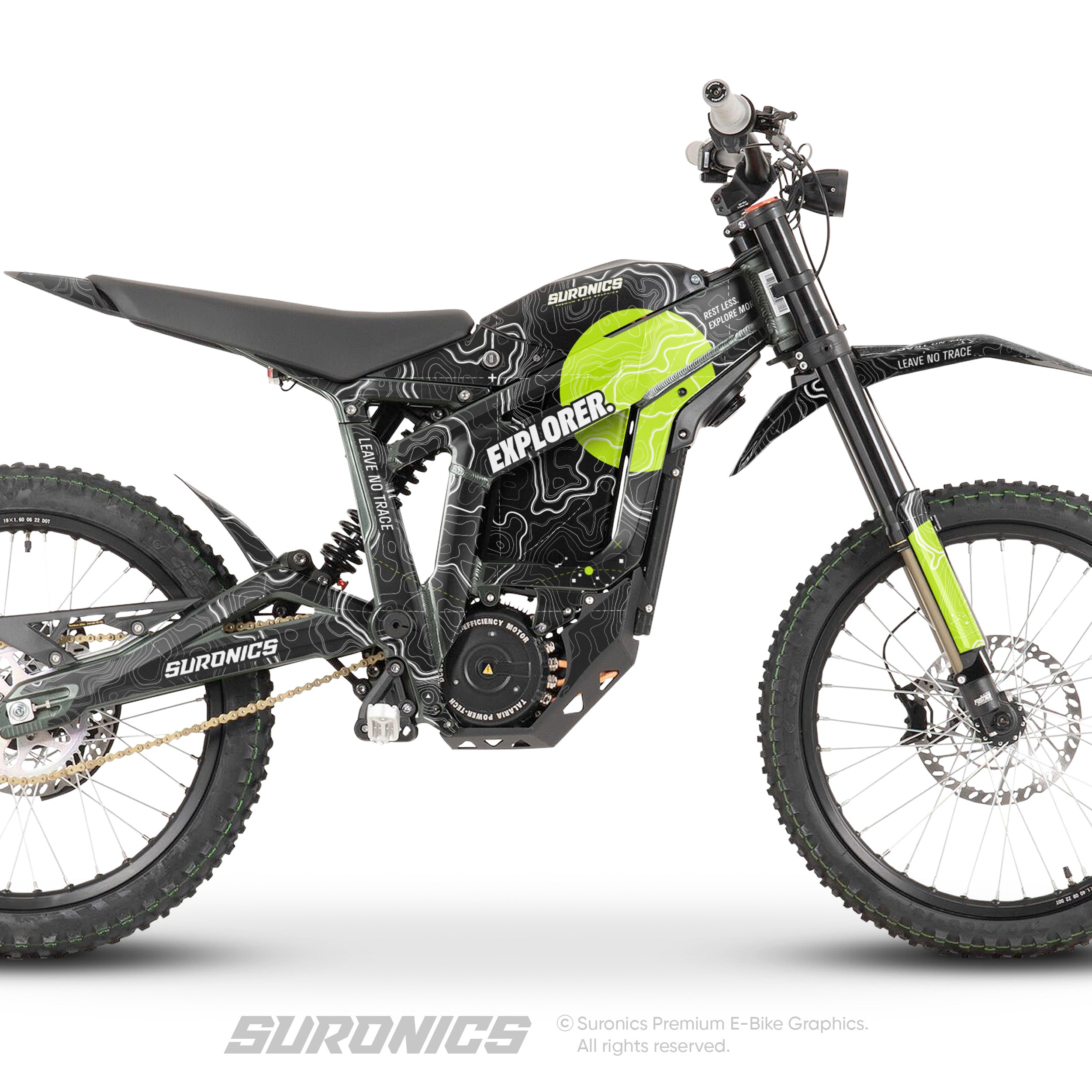 EXPLORER BLACK GREEN Talaria Sting MX3 MX4 Graphics kit