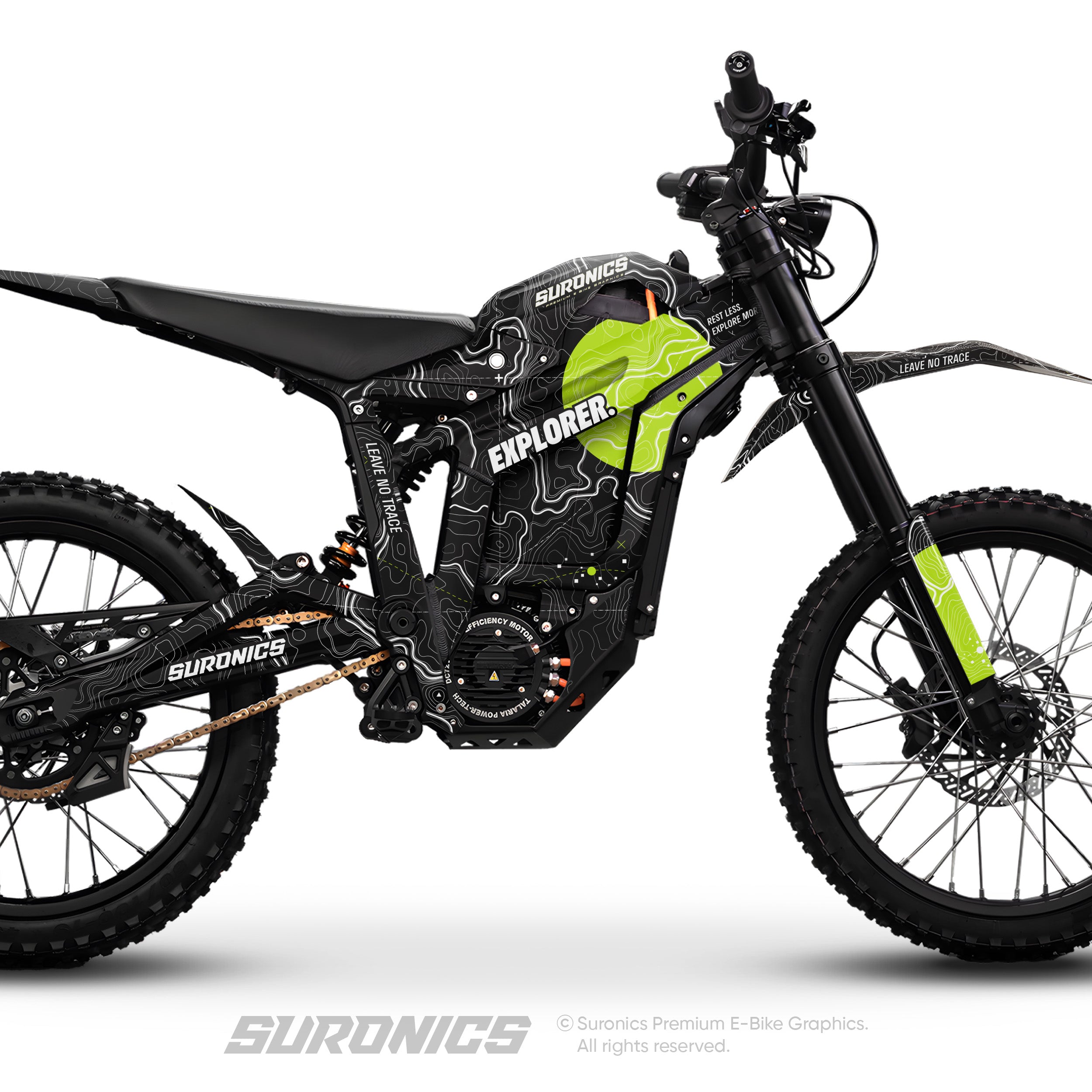 EXPLORER BLACK GREEN Talaria Sting MX5 PRO Graphics kit