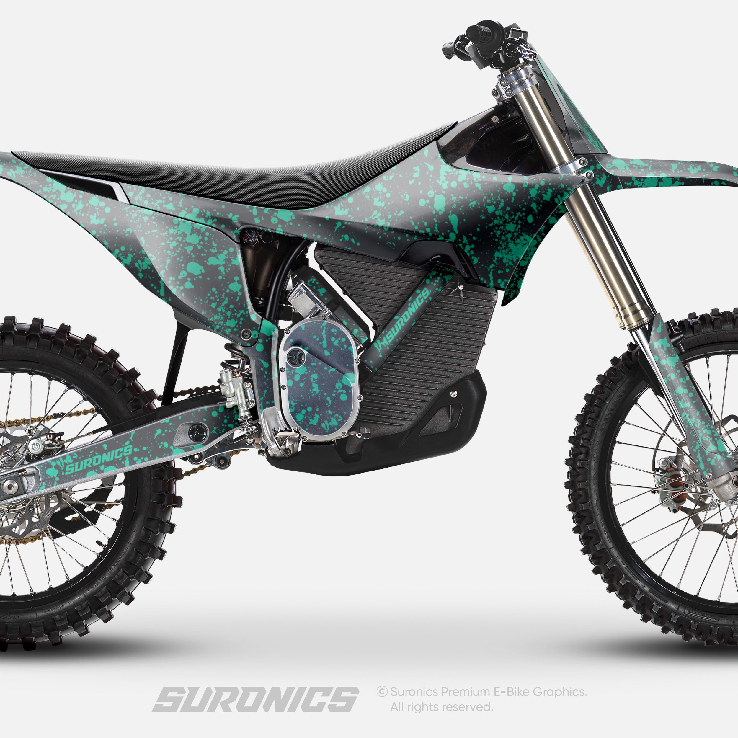 SPLATTER GREY MINT Stark Varg Graphics kit