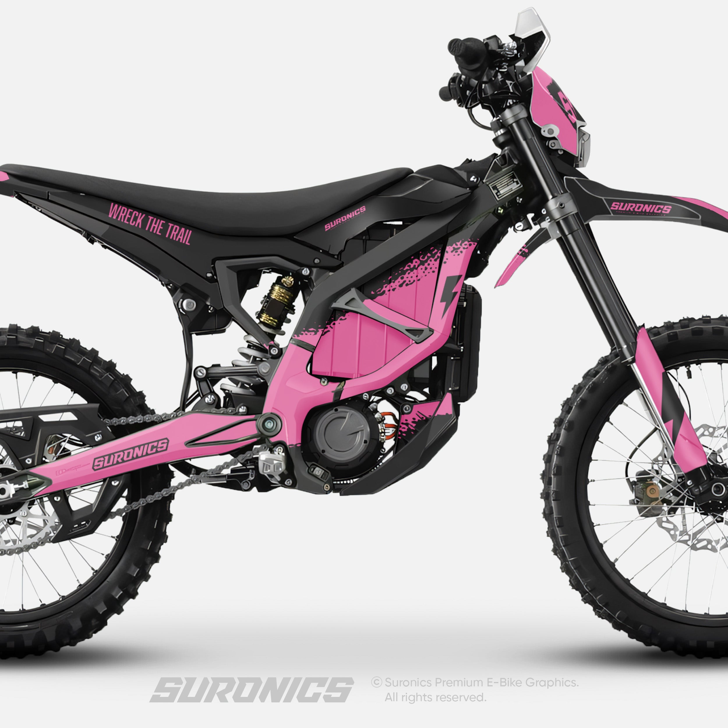 HALF BLACK PINK Surron Ultra Bee Graphics kit