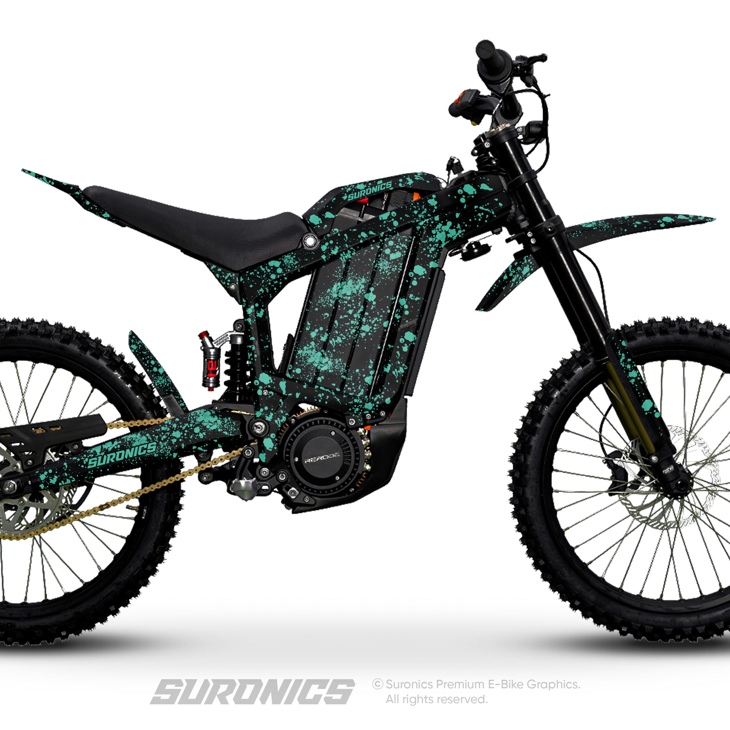 SPLATTER BLACK MINT Rerode R1 Graphics kit