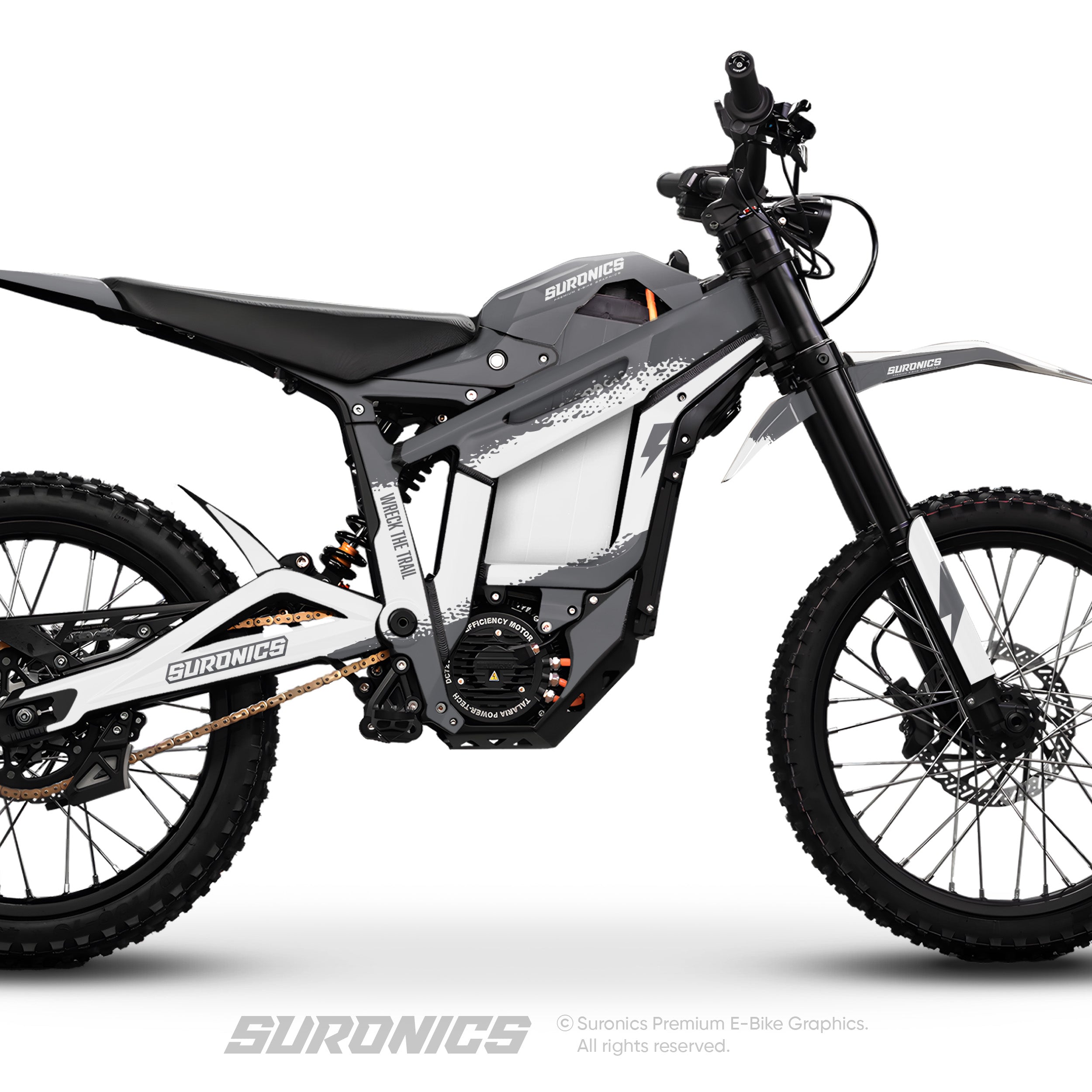 HALF GREY WHITE Talaria Sting MX5 PRO Graphics kit