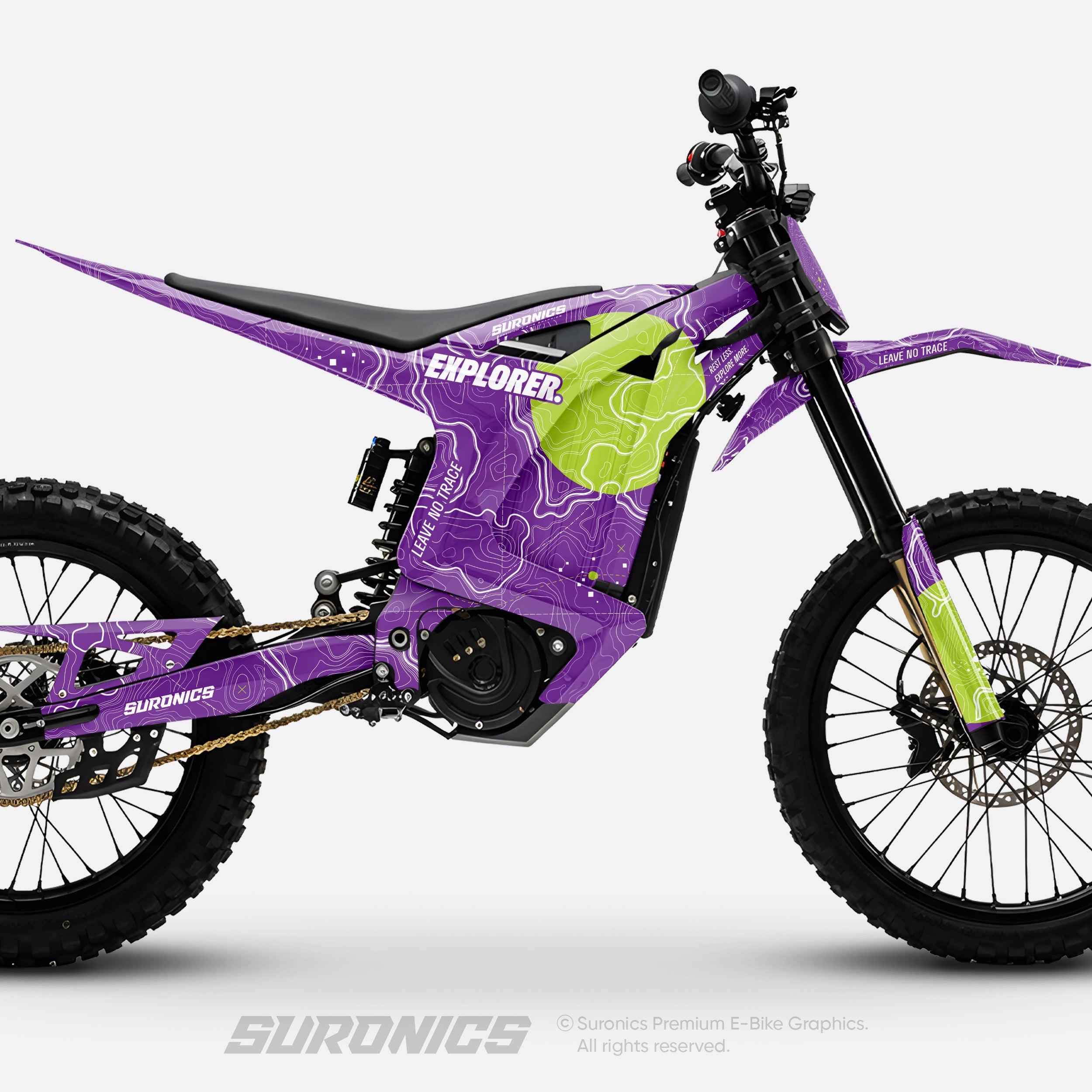 EXPLORER PURPLE GREEN Arctic Leopard XE Graphics kit
