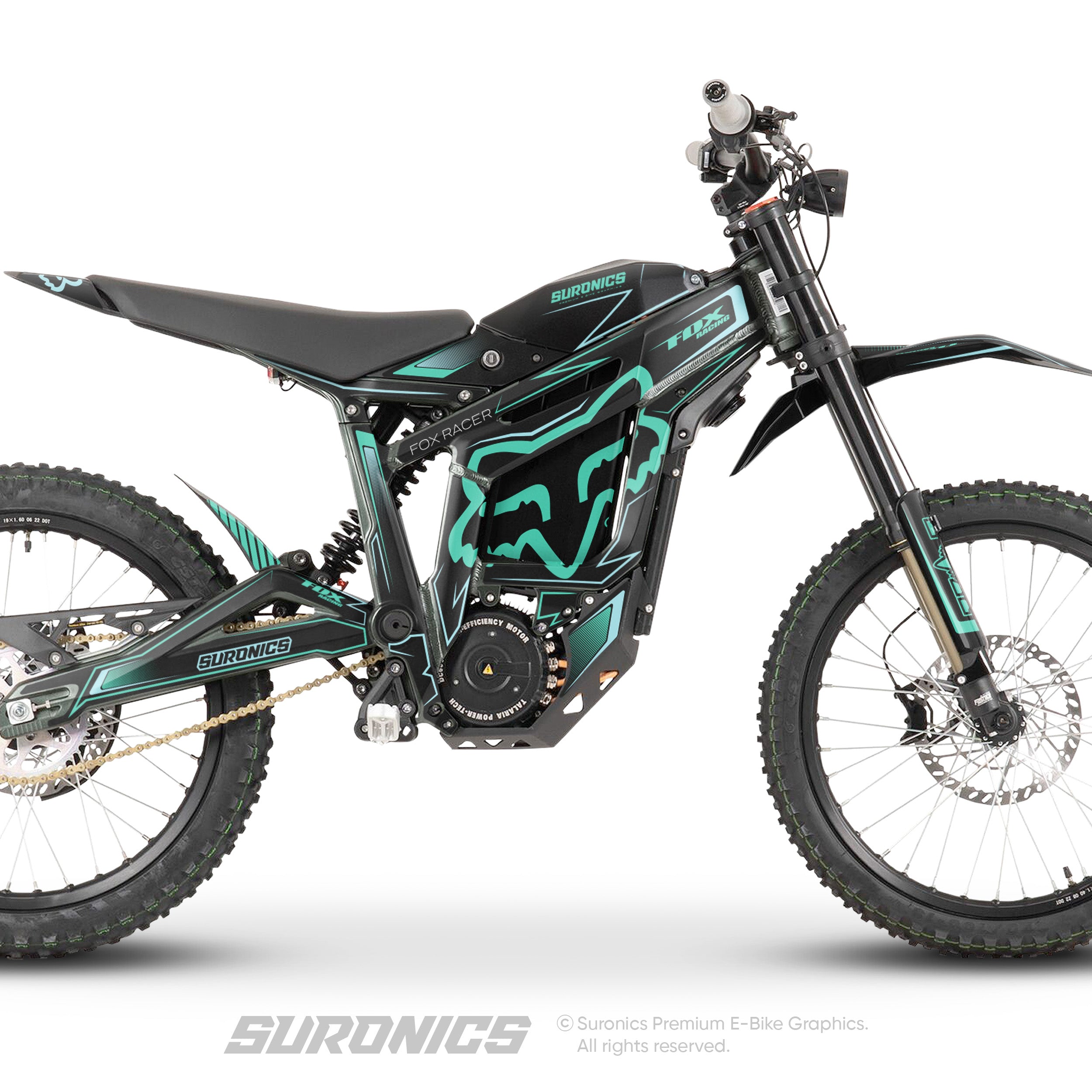FOX RACER BLACK MINT Talaria Sting MX3 MX4 Graphics kit