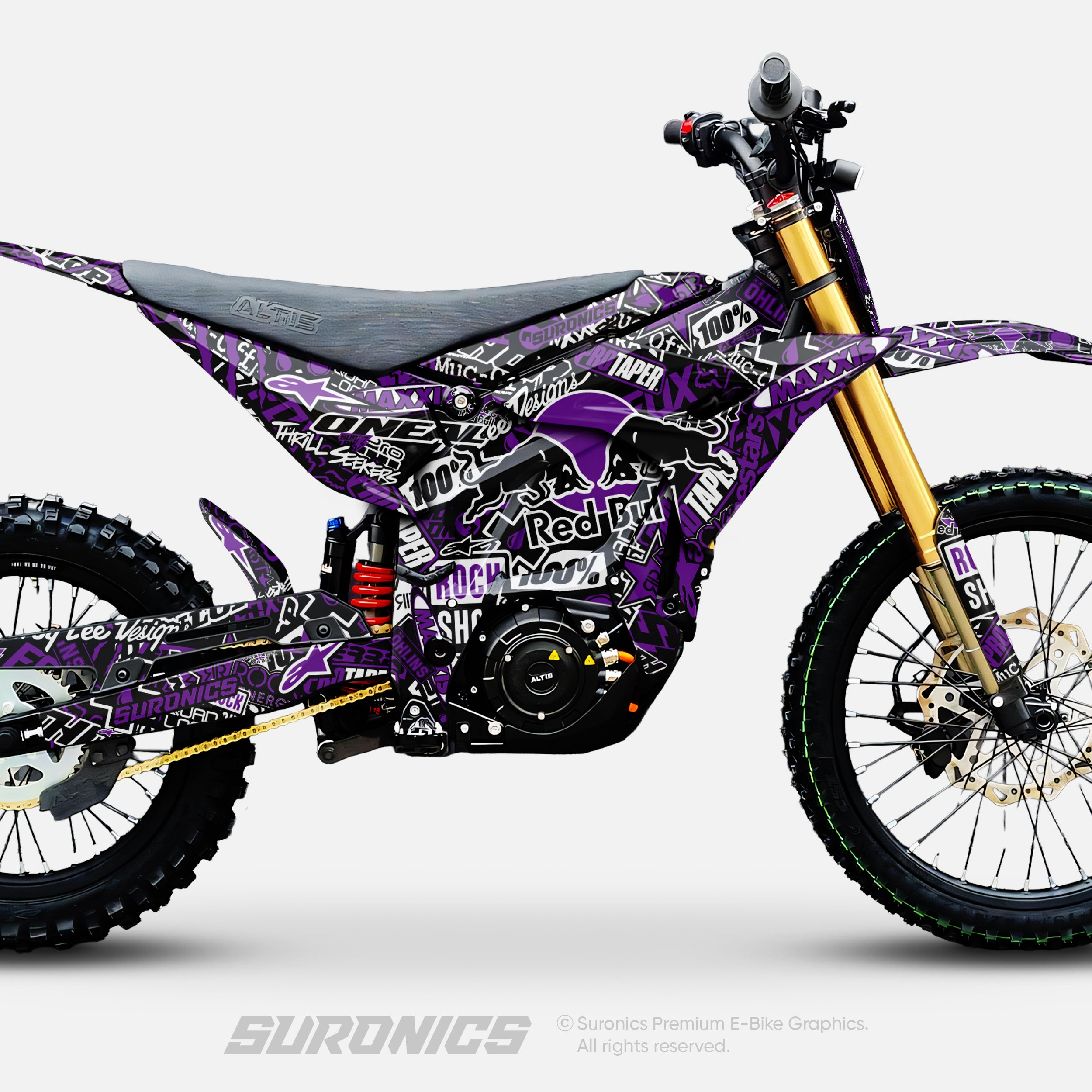 STICKY BLACK PURPLE Altis Sigma Graphics kit