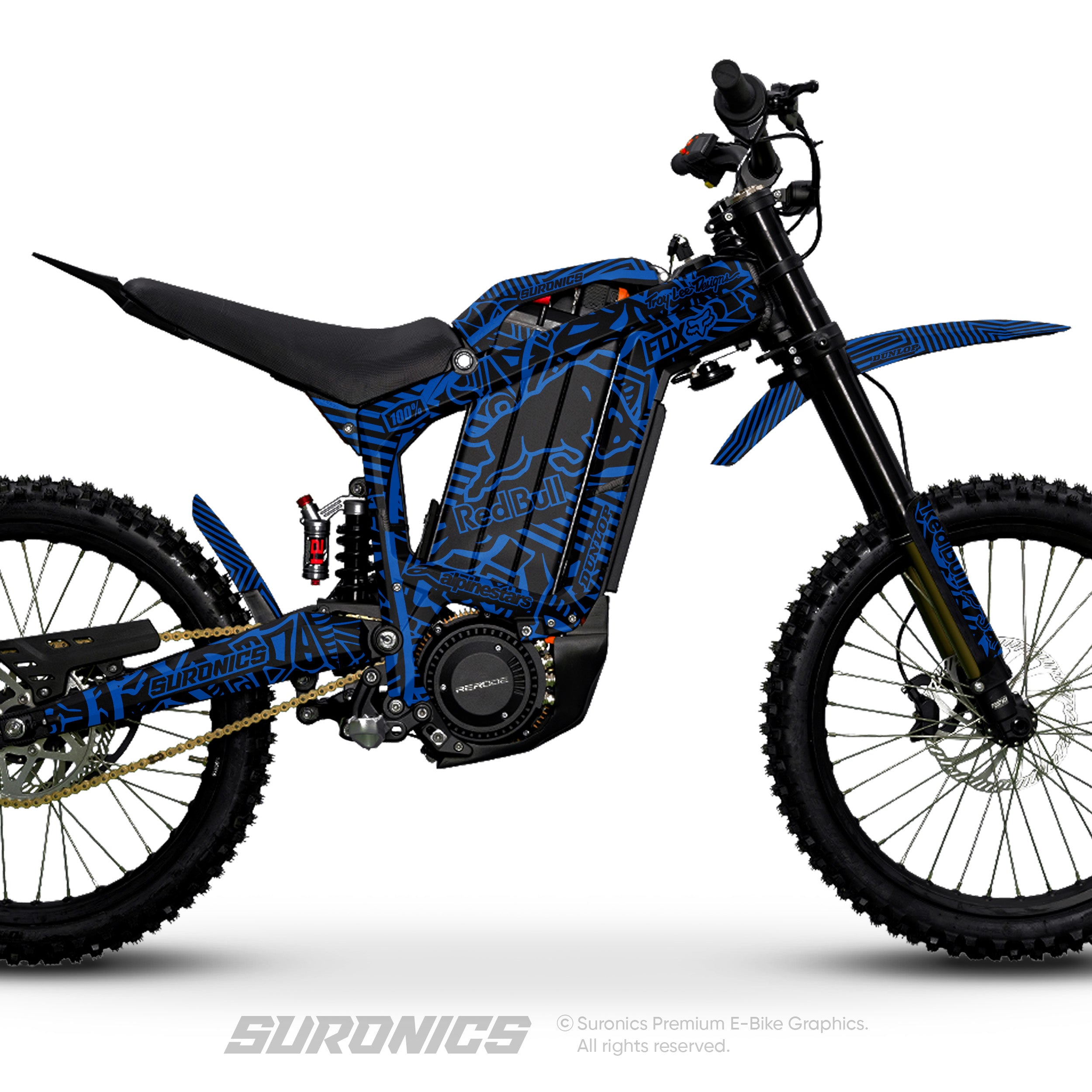 RACE ART BLACK BLUE Rerode R1 Graphics kit