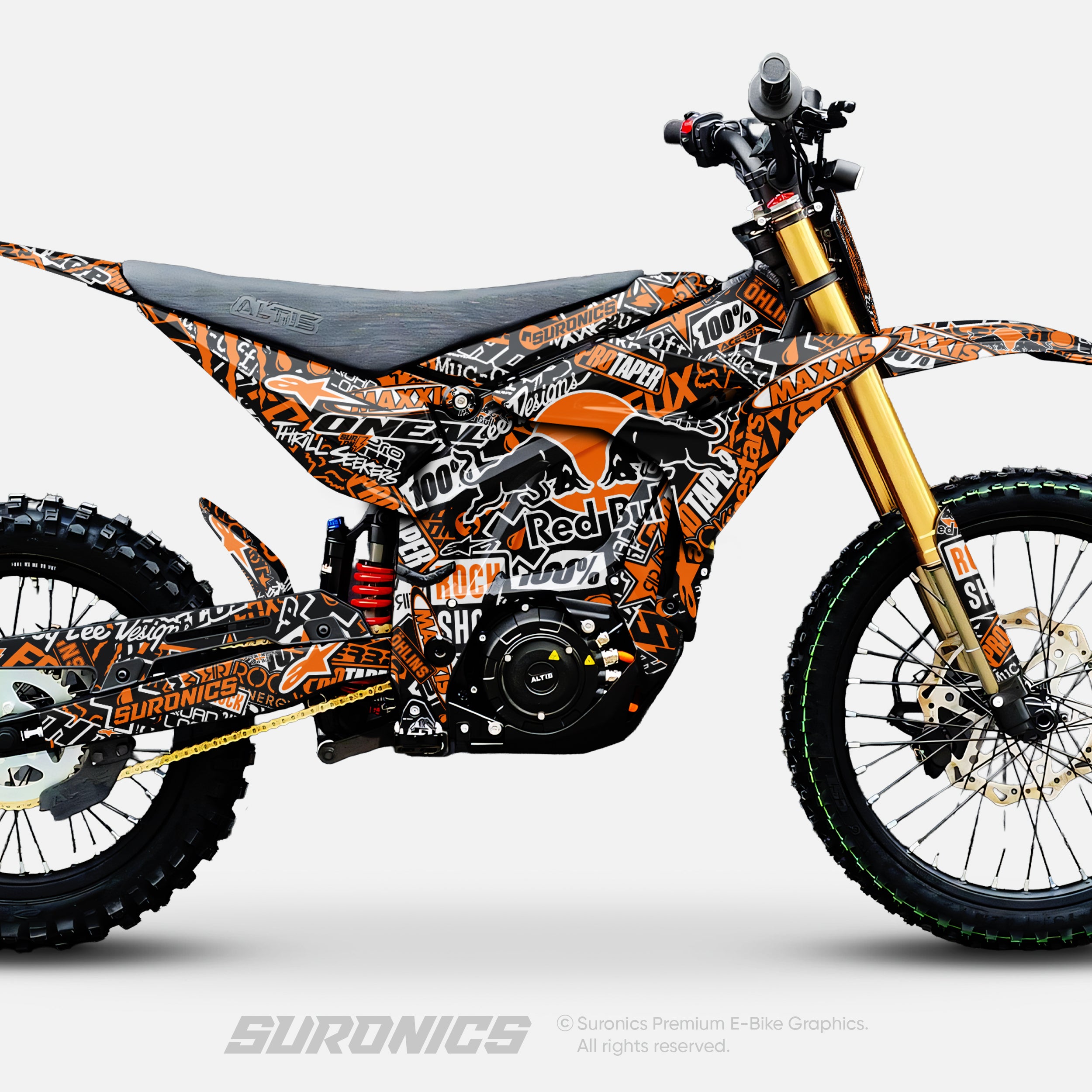 STICKY BLACK ORANGE Altis Sigma Graphics kit