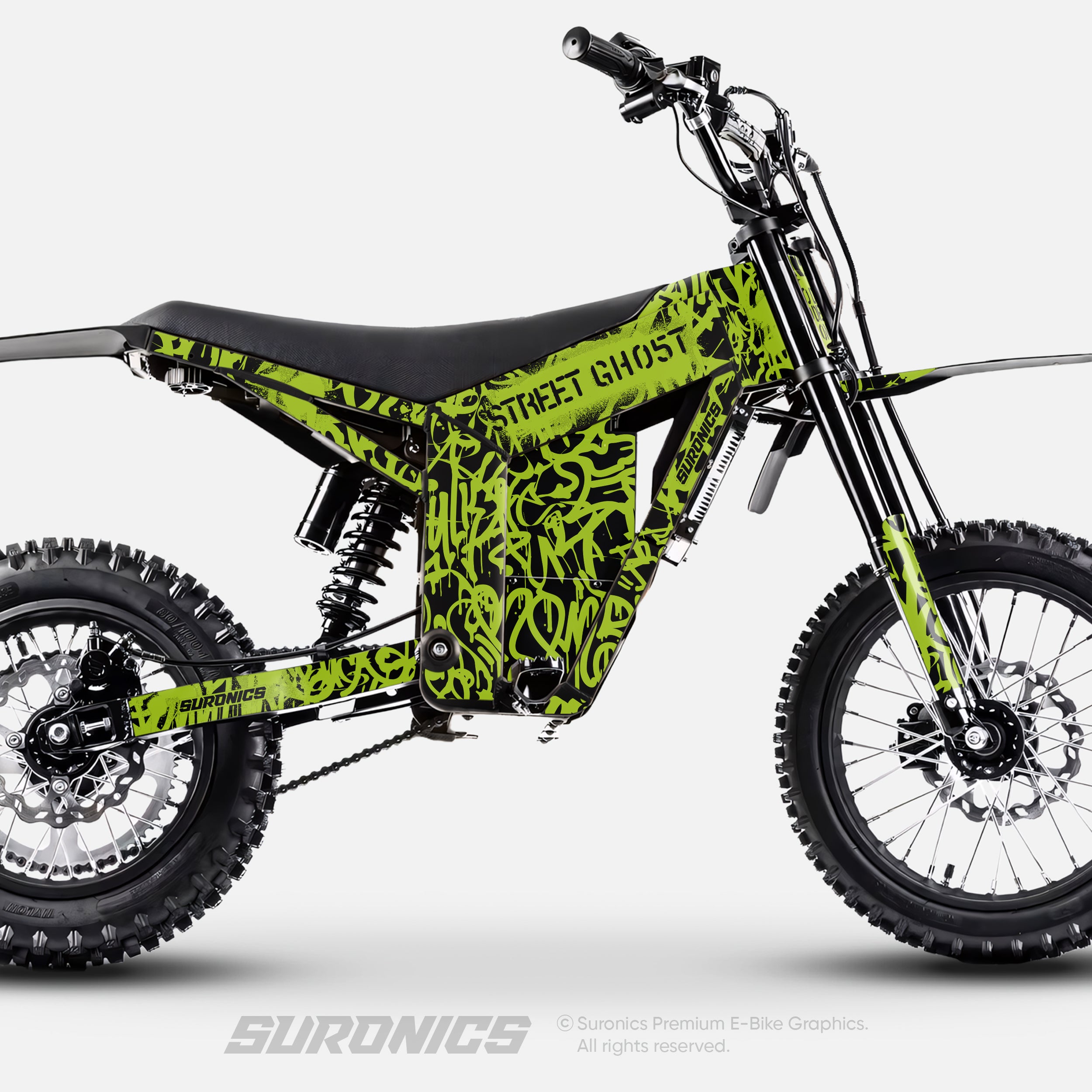 STREET GHOST BLACK GREEN Tuttio Soleil 01 Graphics kit