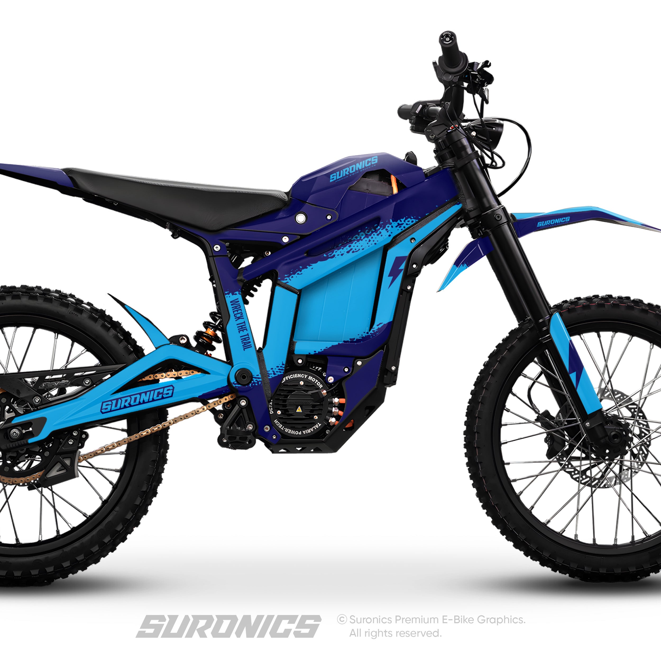 HALF NAVY CYAN Talaria Sting MX5 PRO Graphics kit