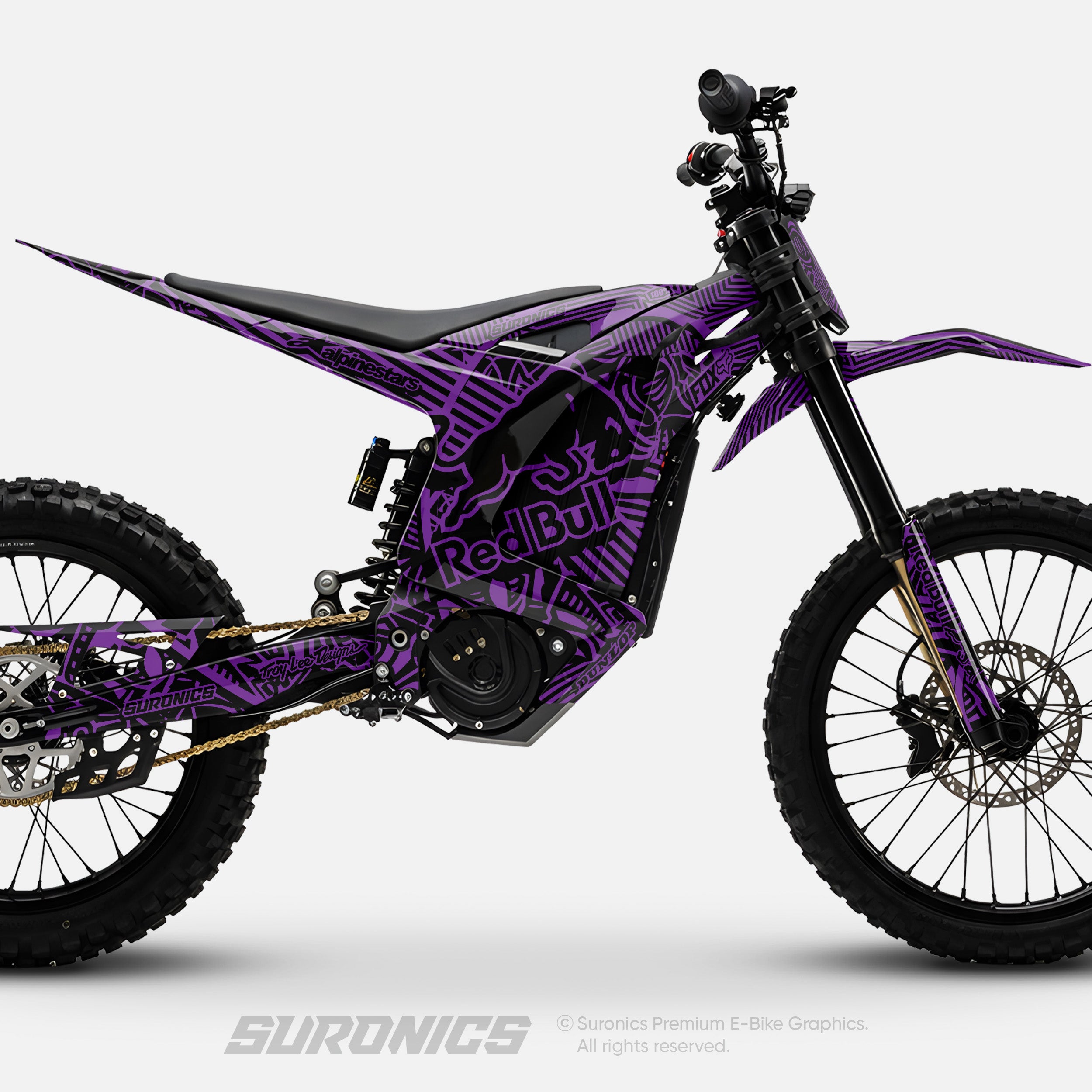RACE ART BLACK PURPLE Arctic Leopard XE Graphics kit